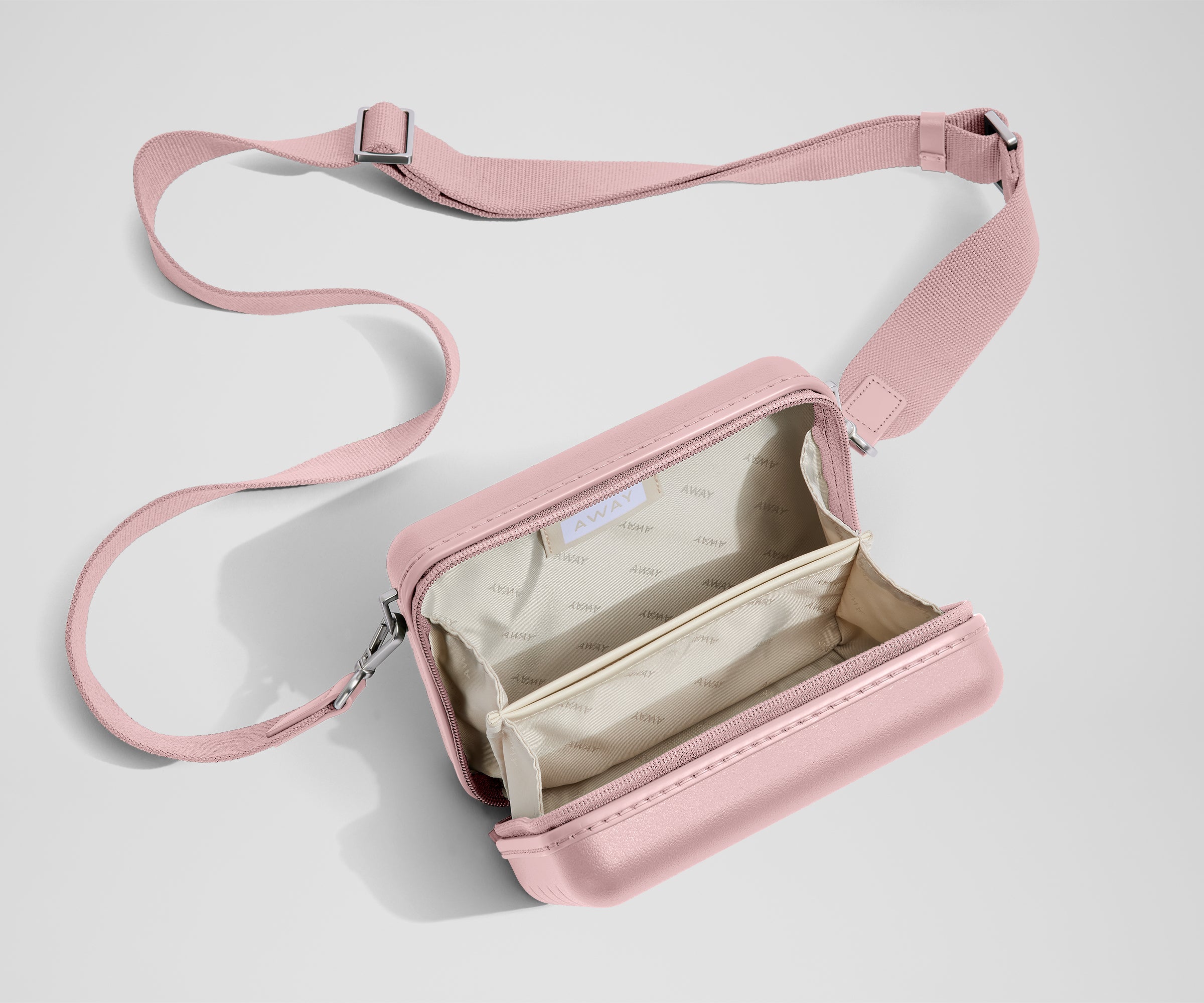 away-mini-crossbody-sac-bandouli-re-rigide-rose-blush image 2