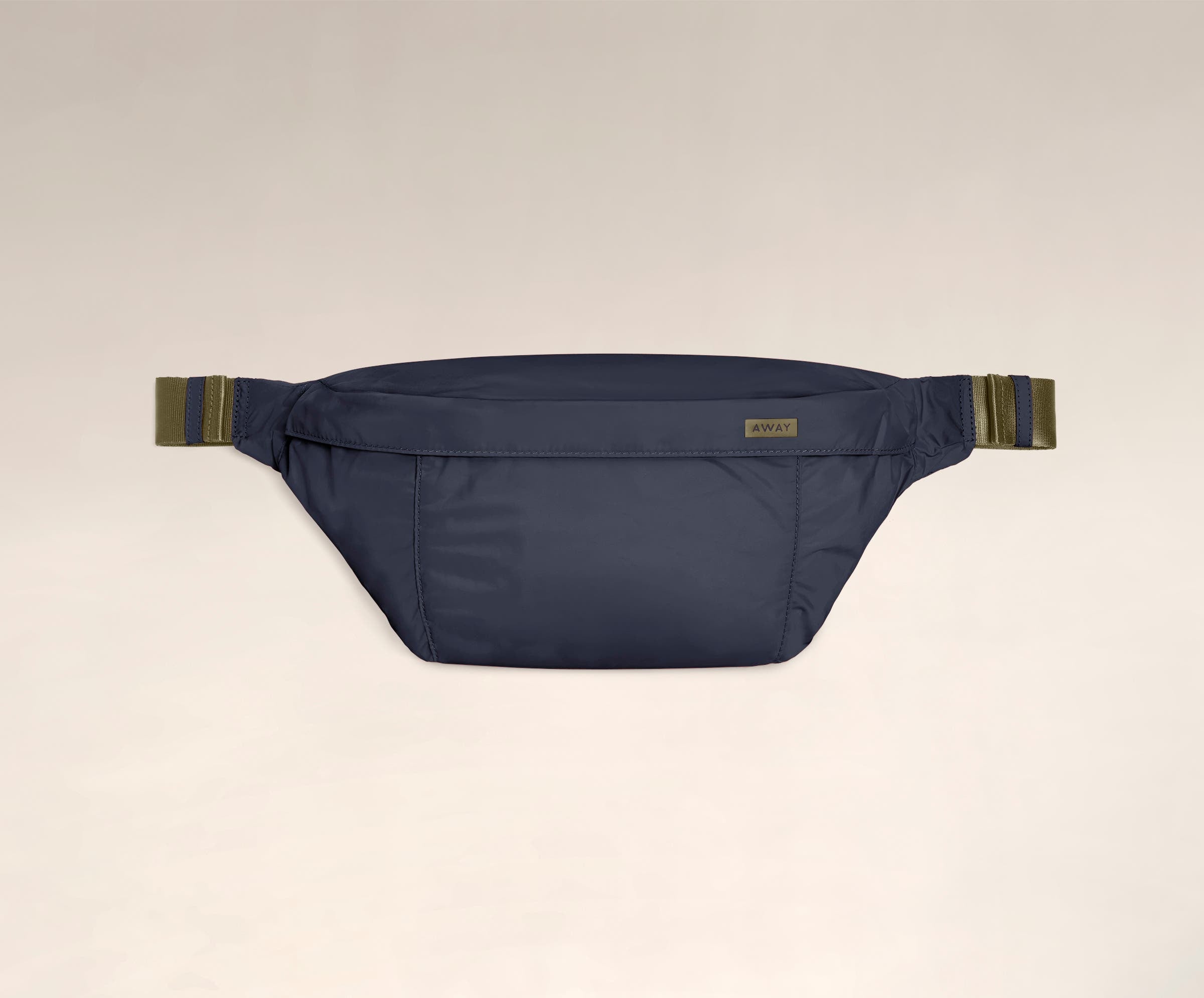 away-packable-sling-sac-banane-teal-pliable image 2
