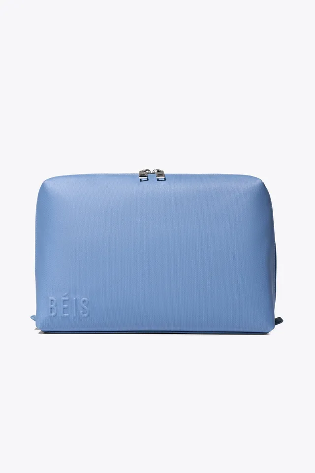beis-large-cosmetic-pouch-trousse-dusty-blue image 1