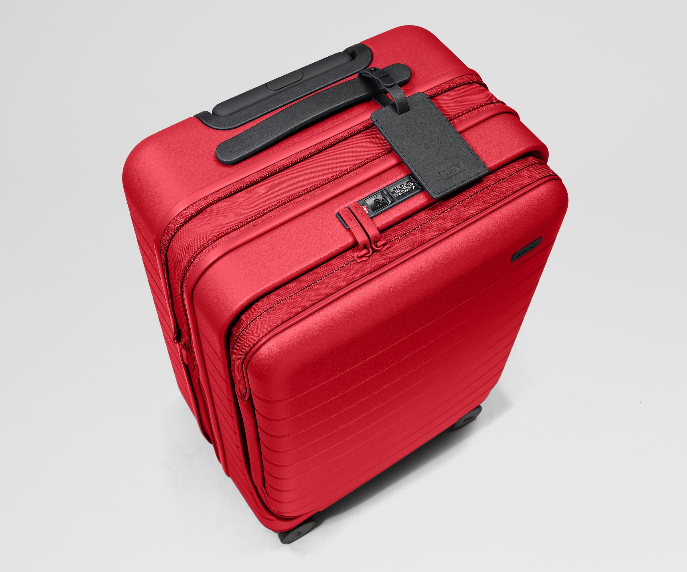 away-topside-carry-on-valise-cabine-cherry-red-extensible image 7