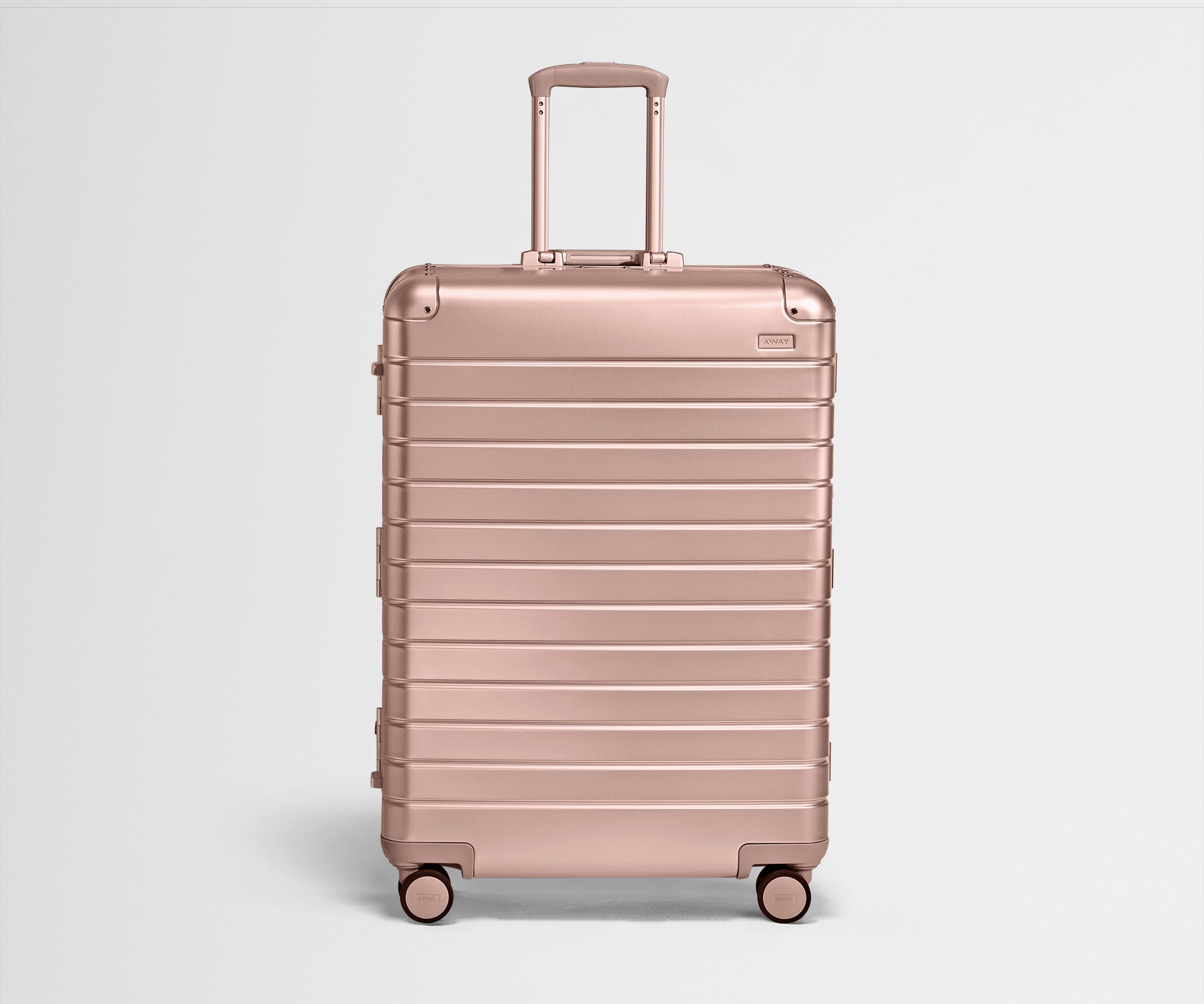 away-large-aluminum-valise-soute-rose-gold-aluminium image 1