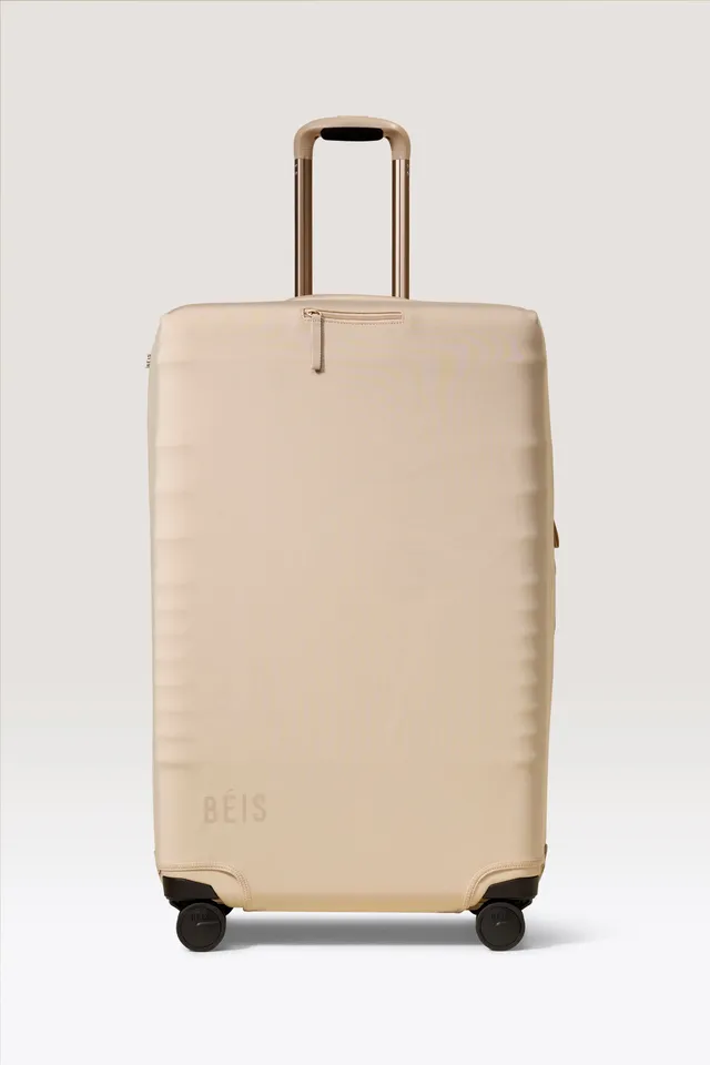 beis-the-large-check-in-luggage-cover-housse-beige image 1