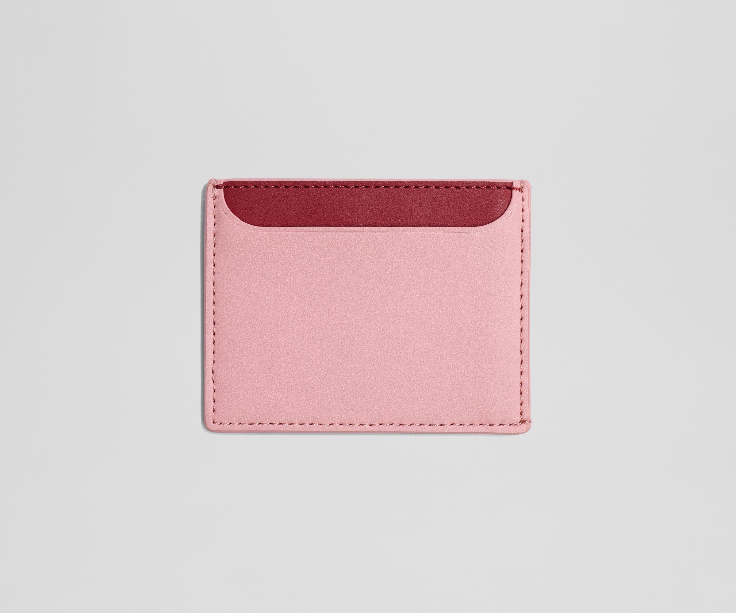 away-card-case-porte-cartes-cuir-rose-flamingo image 4