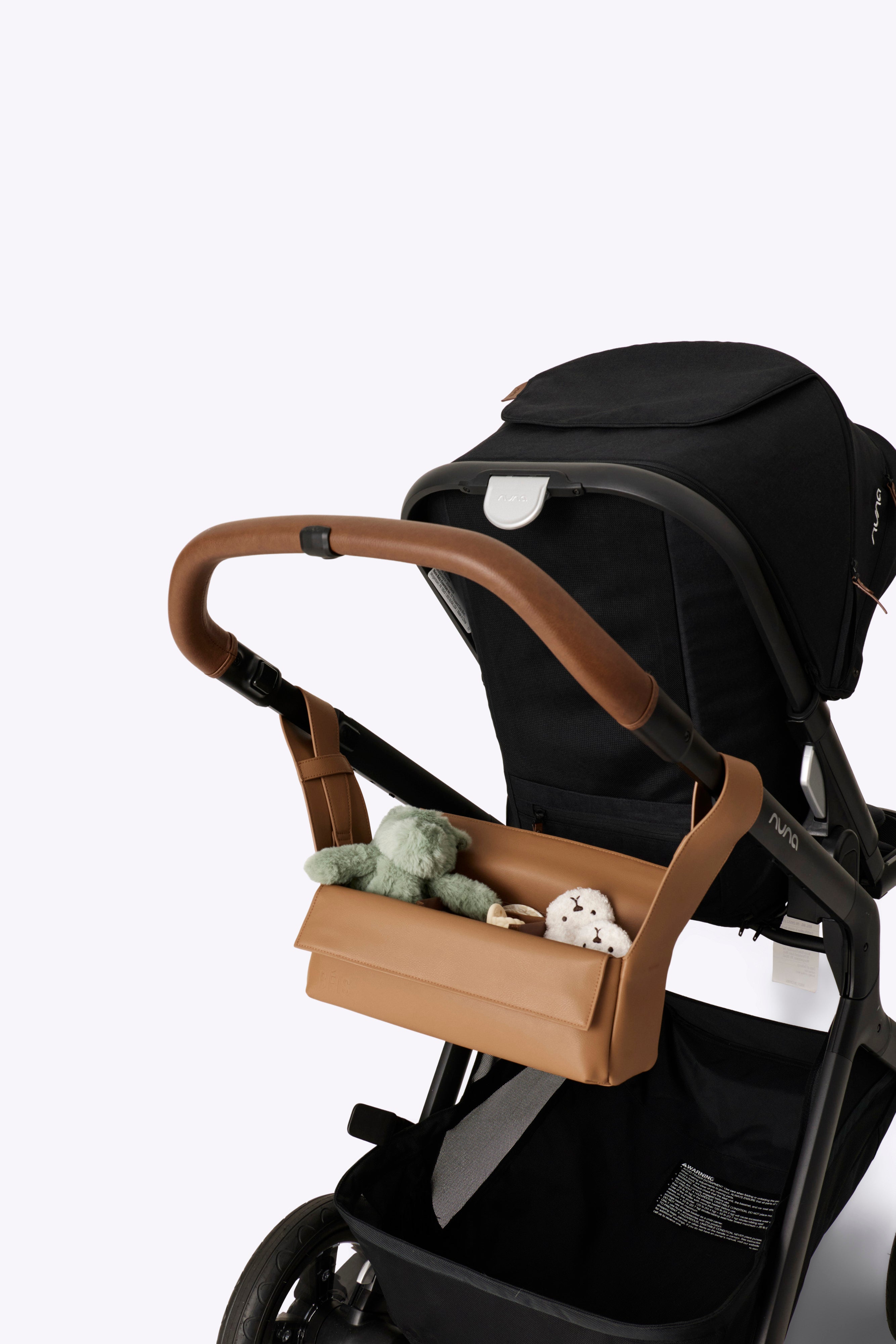 beis-convertible-caddy-sac-poussette-camel-bandouli-re image 4