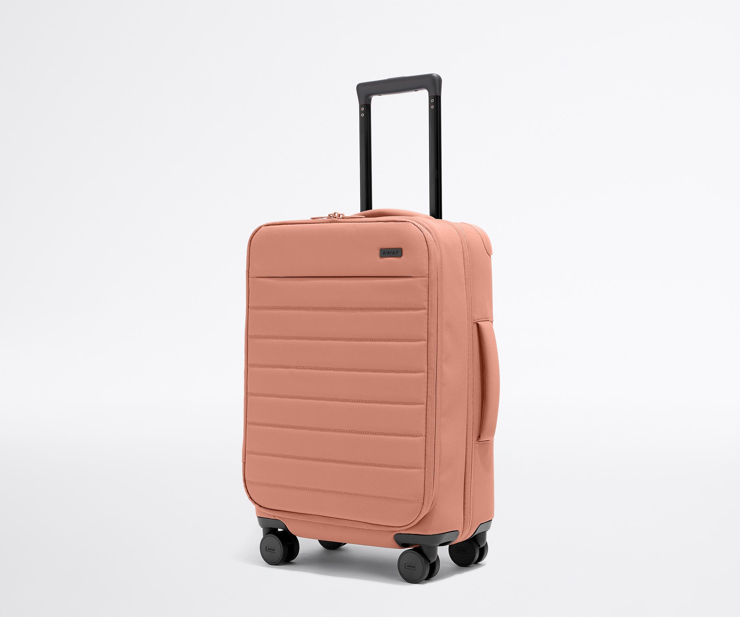 away-softside-carry-on-valise-cabine-clay-pink-souple image 2