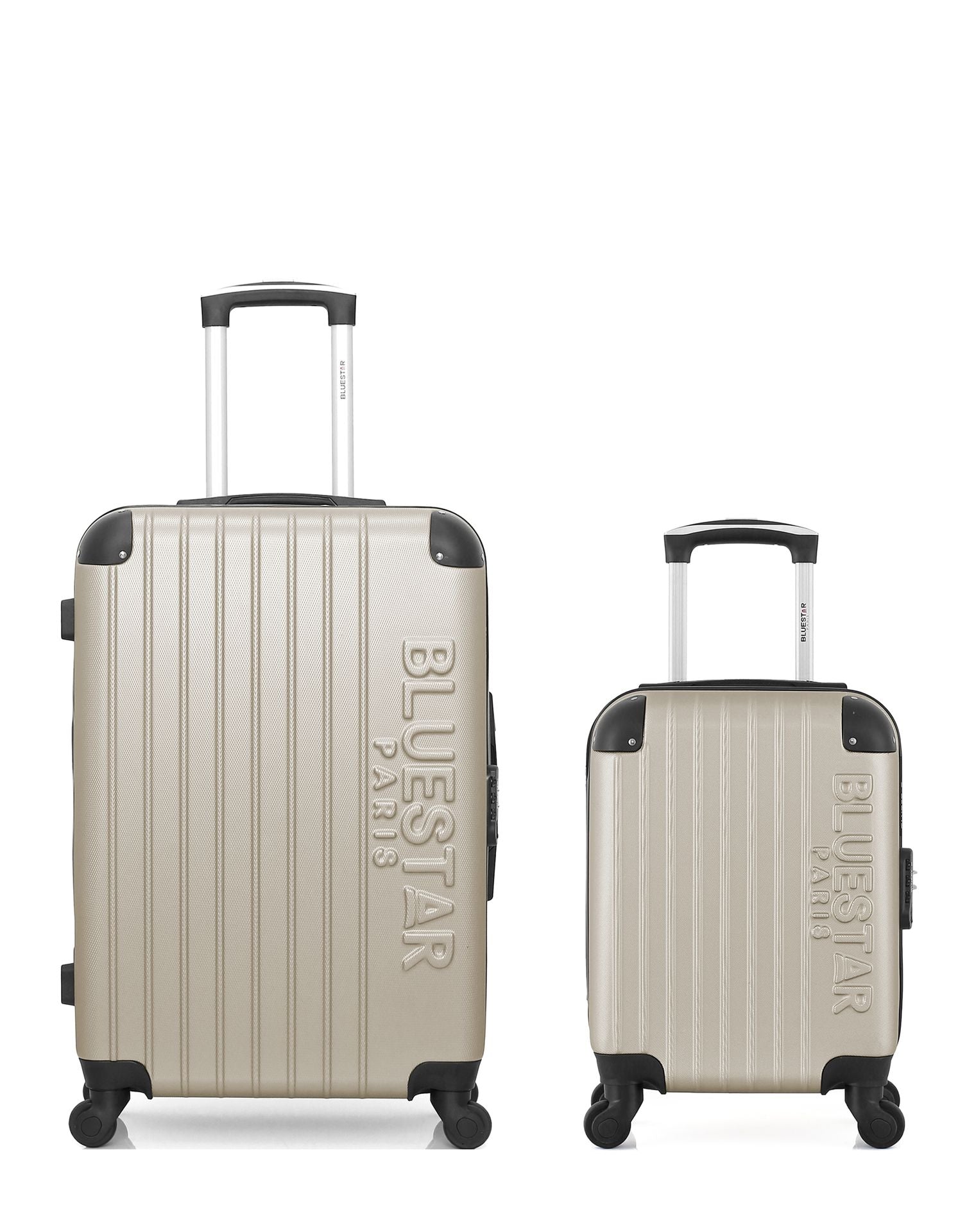 bluestar-bucarest-lot-2-valises-rigides-vert-fonc-cabine-xxs image 7