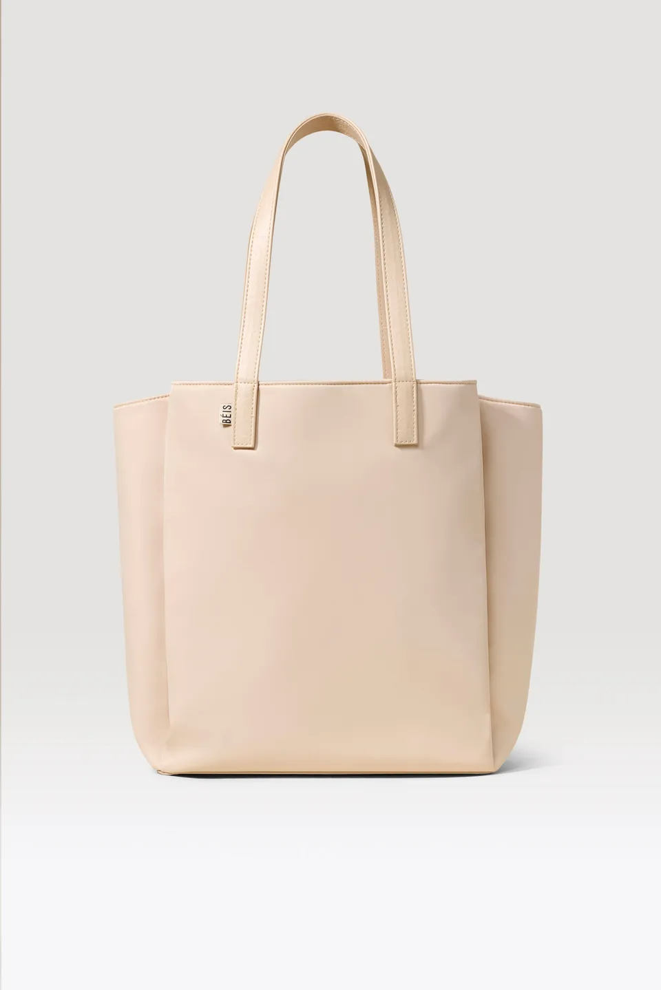 beis-commuter-tote-cabas-beige-nylon-13-pouces image 1