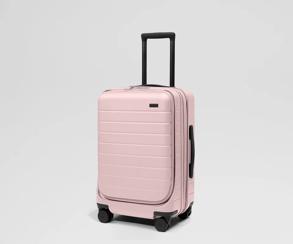 away-topside-carry-on-valise-cabine-blush-pink-extensible image 1