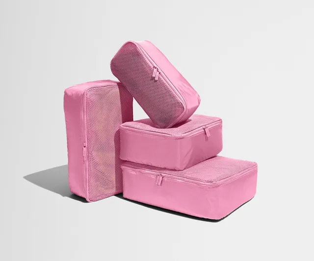 away-insider-packing-cubes-lot-4-cubes-hot-pink-filet image 1