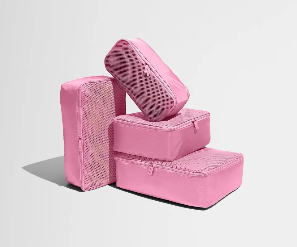 away-insider-packing-cubes-lot-4-cubes-hot-pink-filet image 1