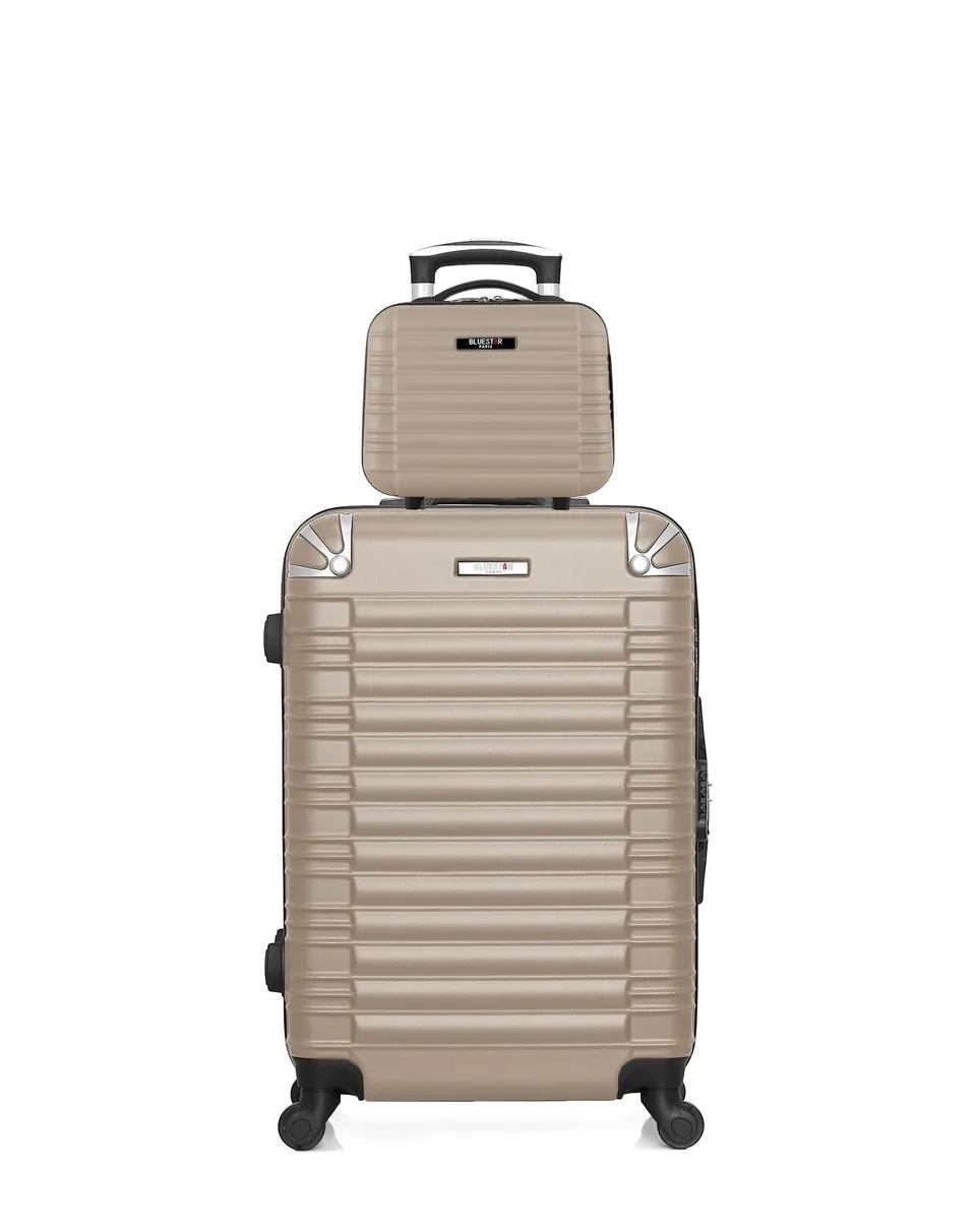 bluestar-paris-lima-lot-2-valise-weekend-beige-64l-vanity image 1
