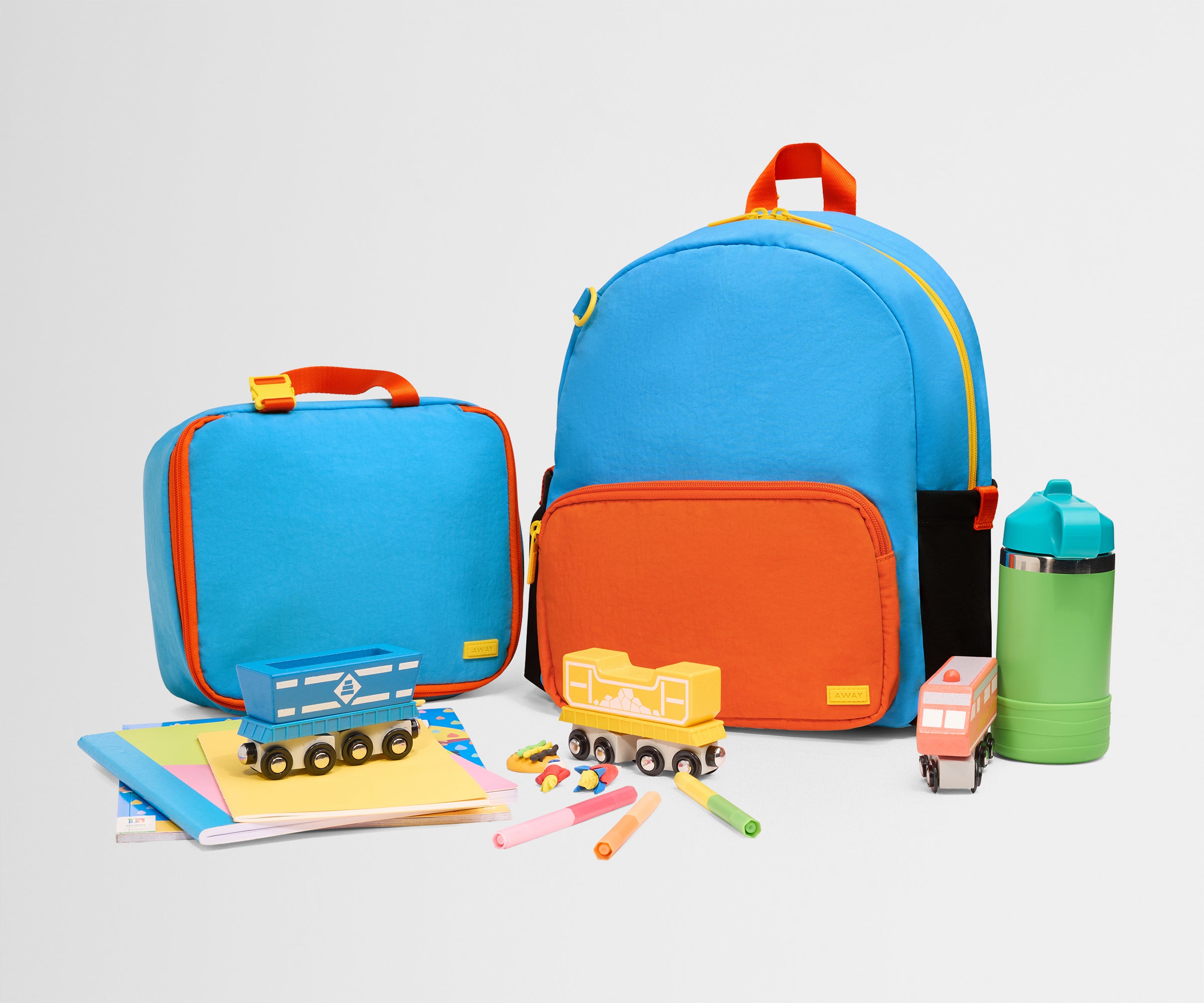 away-kids-backpack-sac-dos-enfant-splash-blue-nylon image 7