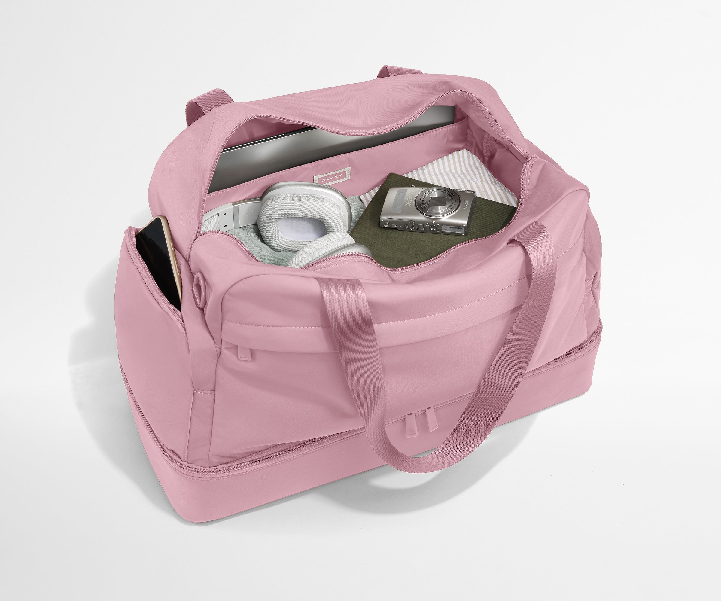away-featherlight-weekender-sac-voyage-glacial-pink-44l image 3