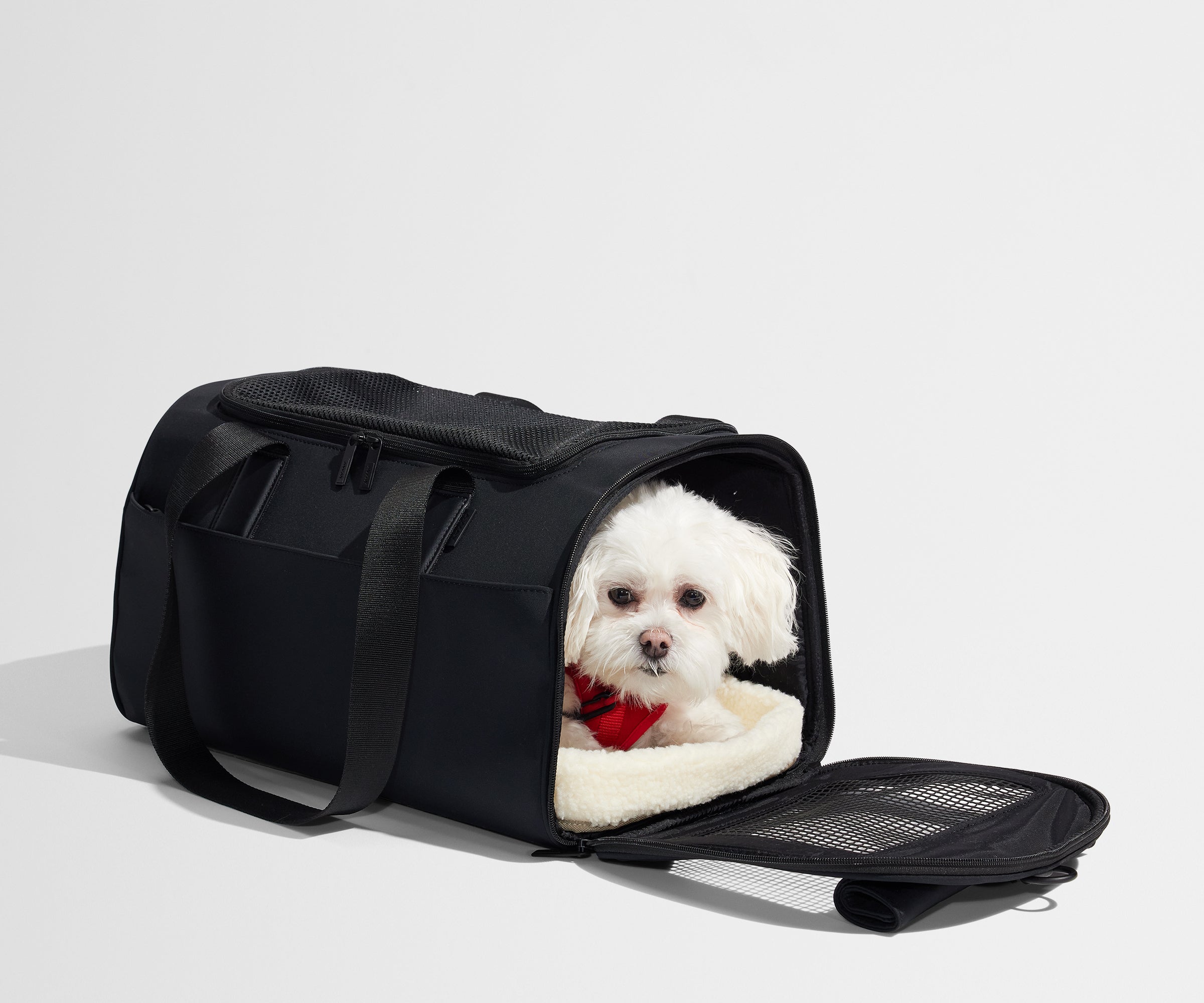 away-pet-carrier-sac-transport-animal-noir-cabine image 5