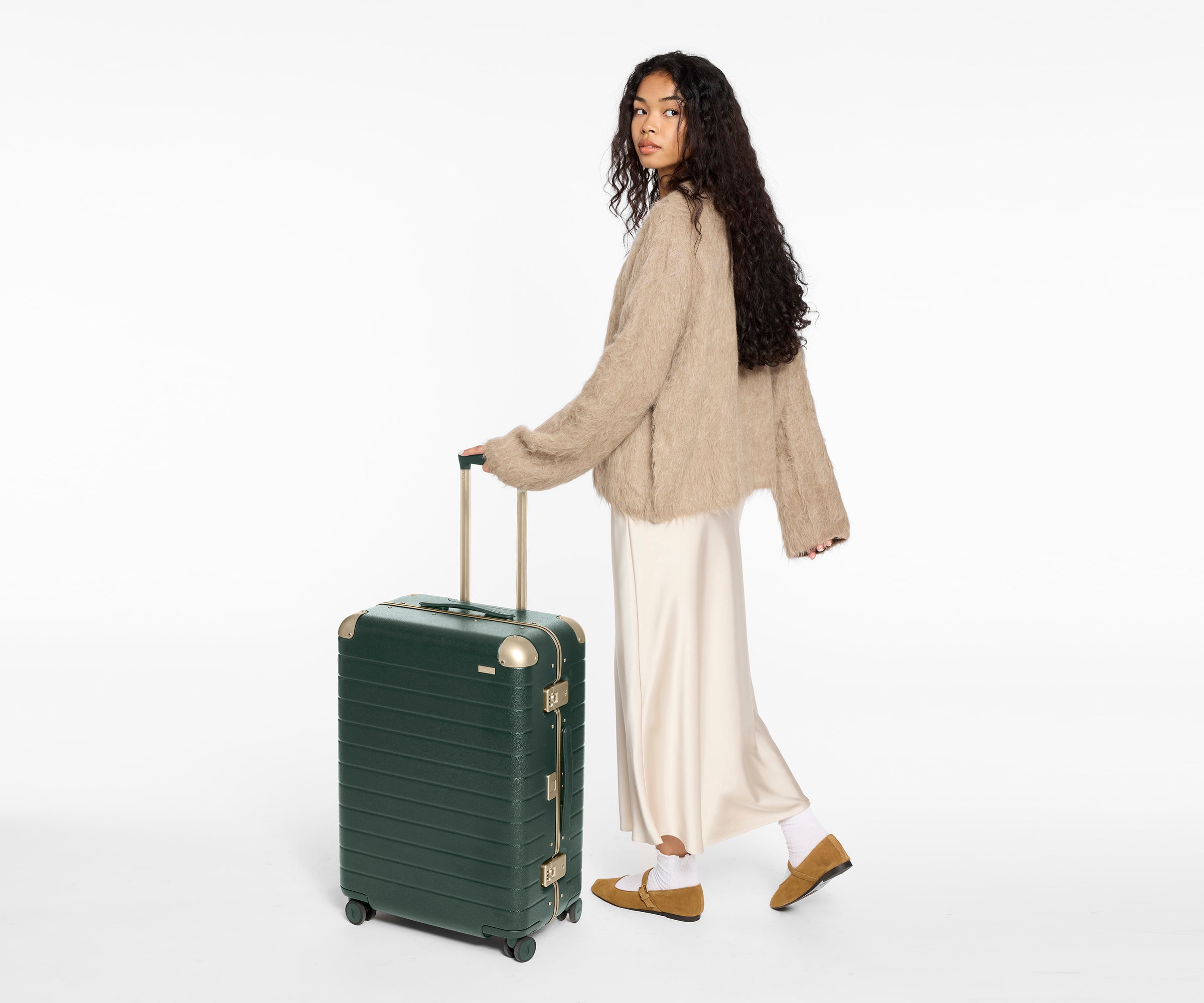 away-aluminum-edge-medium-valise-soute-vert-aluminium image 4