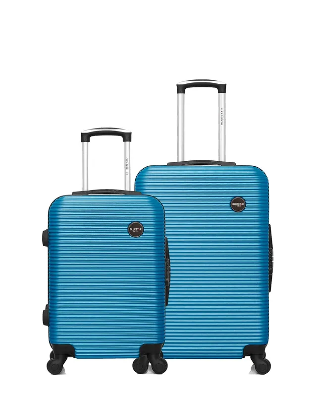 bluestar-london-set-2-valises-beige-week-end-cabine image 1