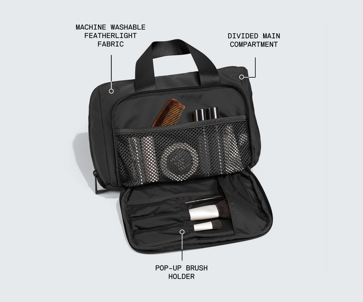 away-featherlight-daily-cosmetic-case-trousse-maquillage-noir-jet-black image 3