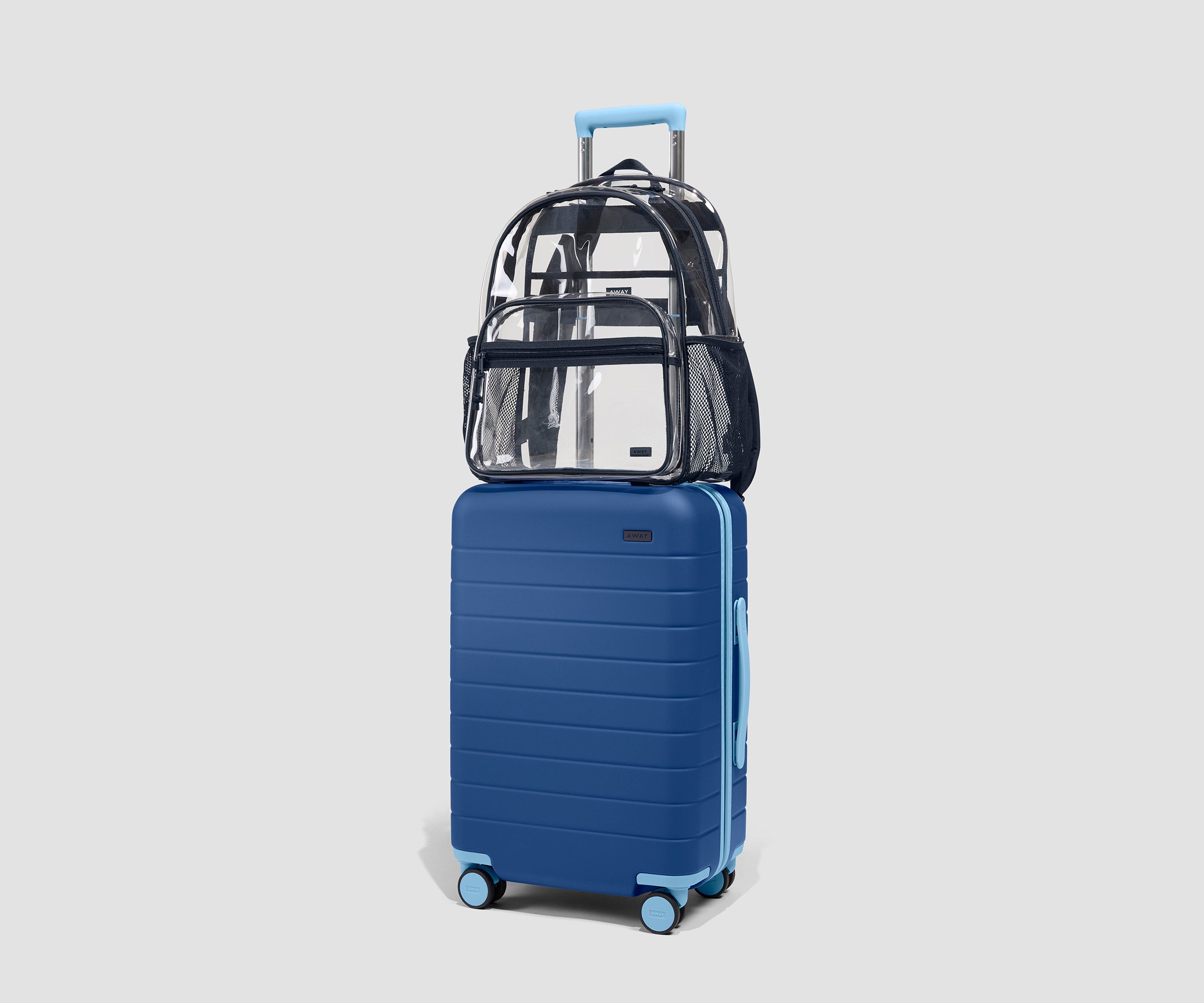 away-clear-solution-bundle-lot-bagages-transparent-cole image 8
