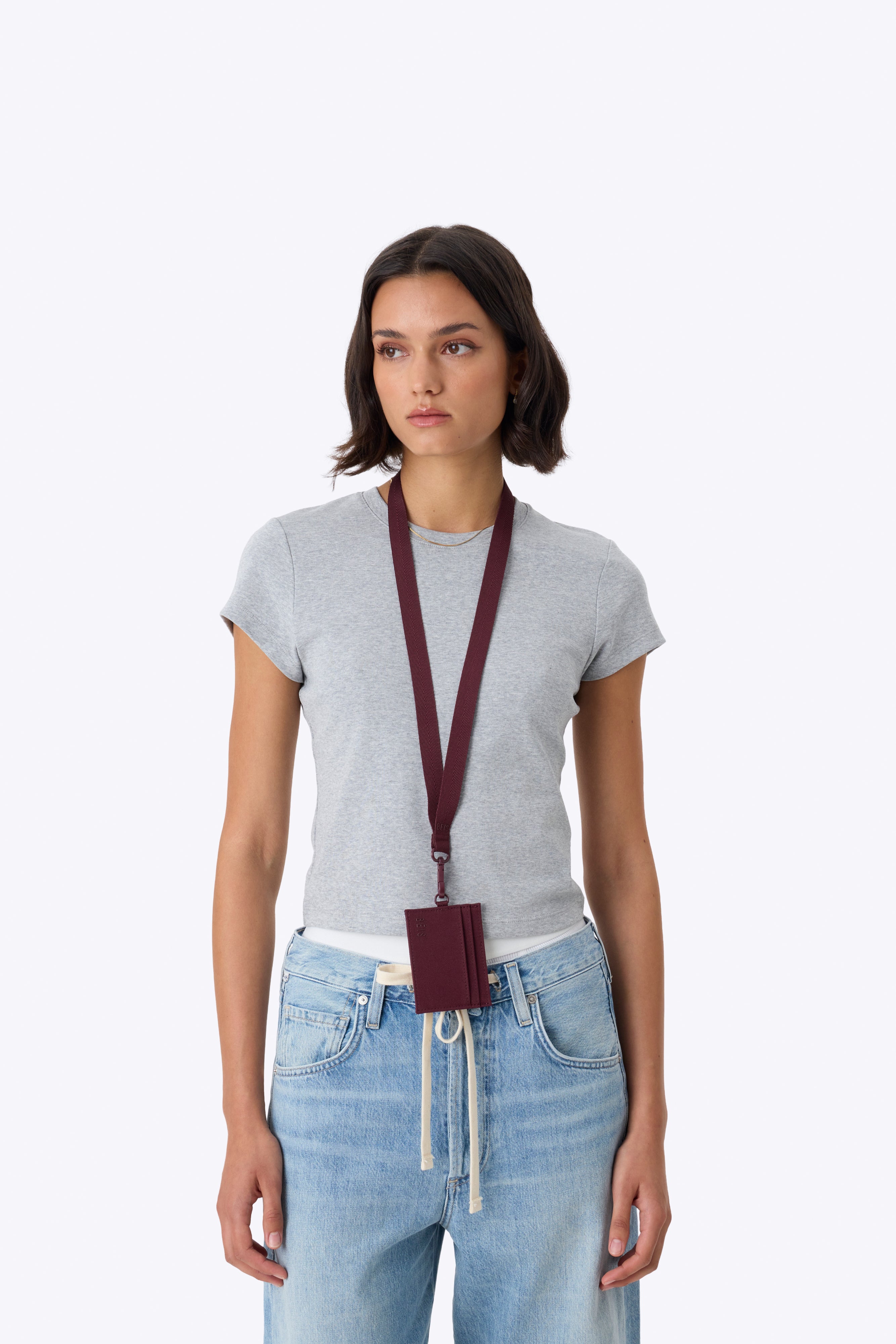 beis-the-id-card-holder-porte-cartes-bordeaux-bandouli-re image 3