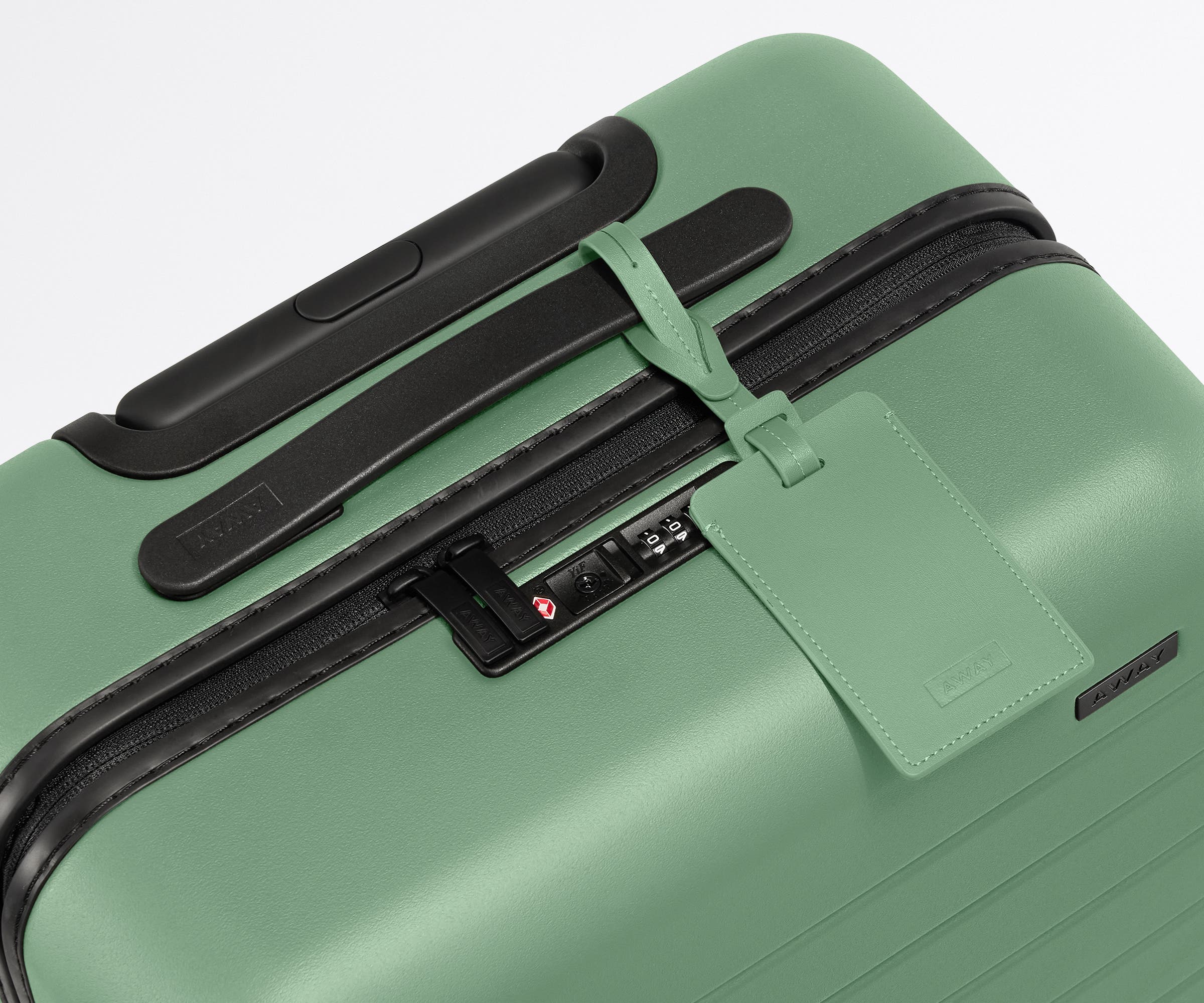 away-luggage-tag-tiquette-bagage-cuir-sea-green image 2