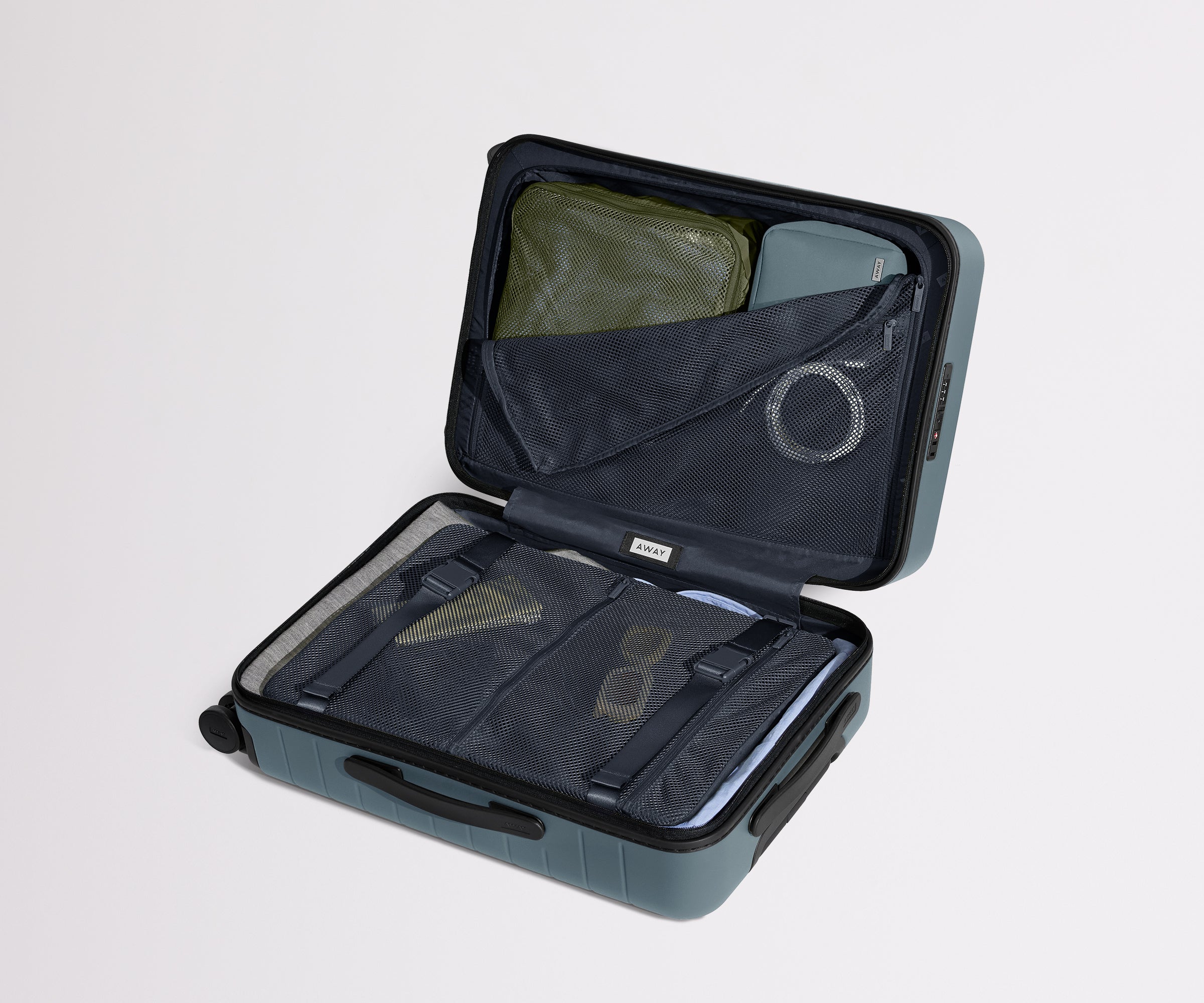 away-carry-on-valise-cabine-coast-blue-rigide image 4