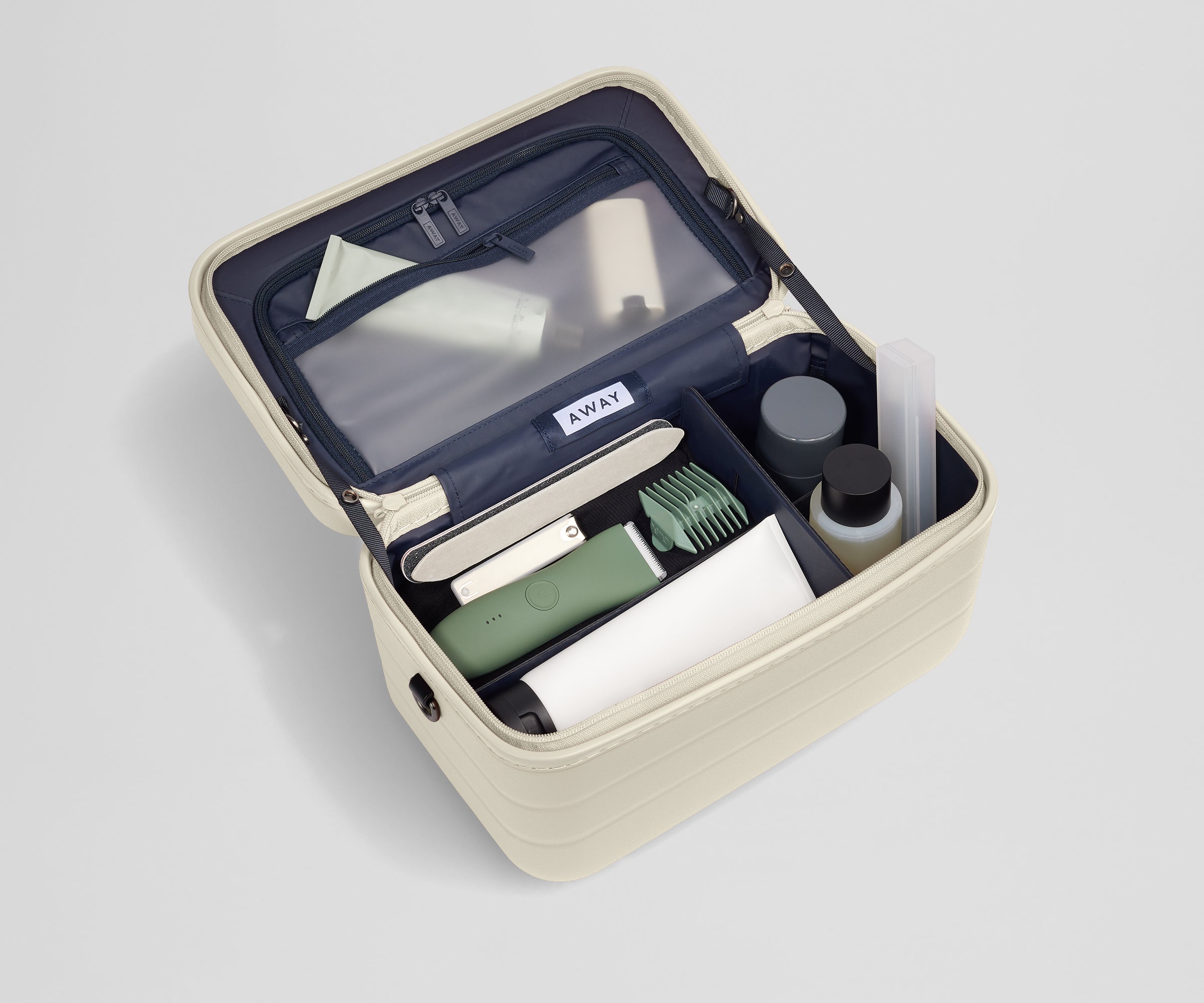 away-train-case-vanity-rigide-blanc-salt-white image 6