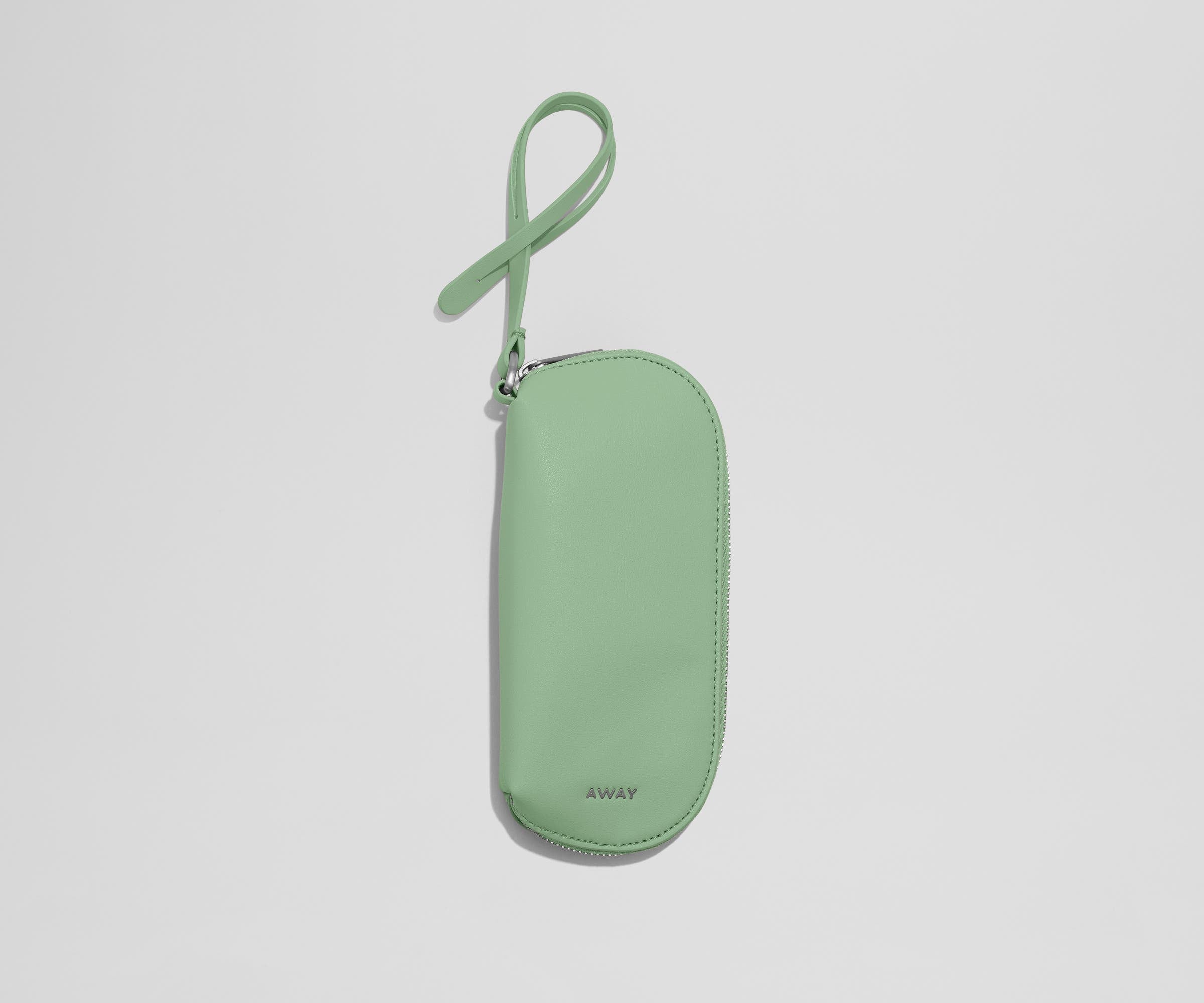 away-tui-lunettes-vert-eau-sea-green-cuir image 1