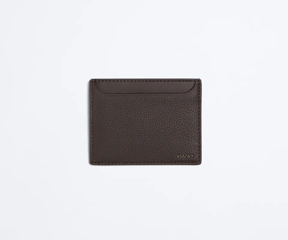 away-card-case-porte-cartes-cuir-marron-espresso-compact image 1