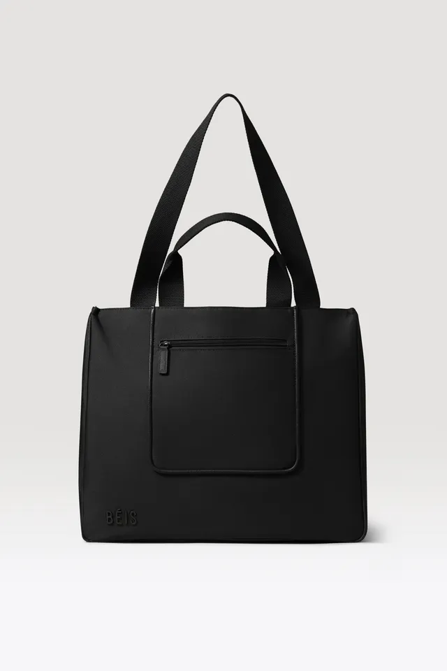 beis-east-to-west-sac-tote-bag-noir-recycl image 1