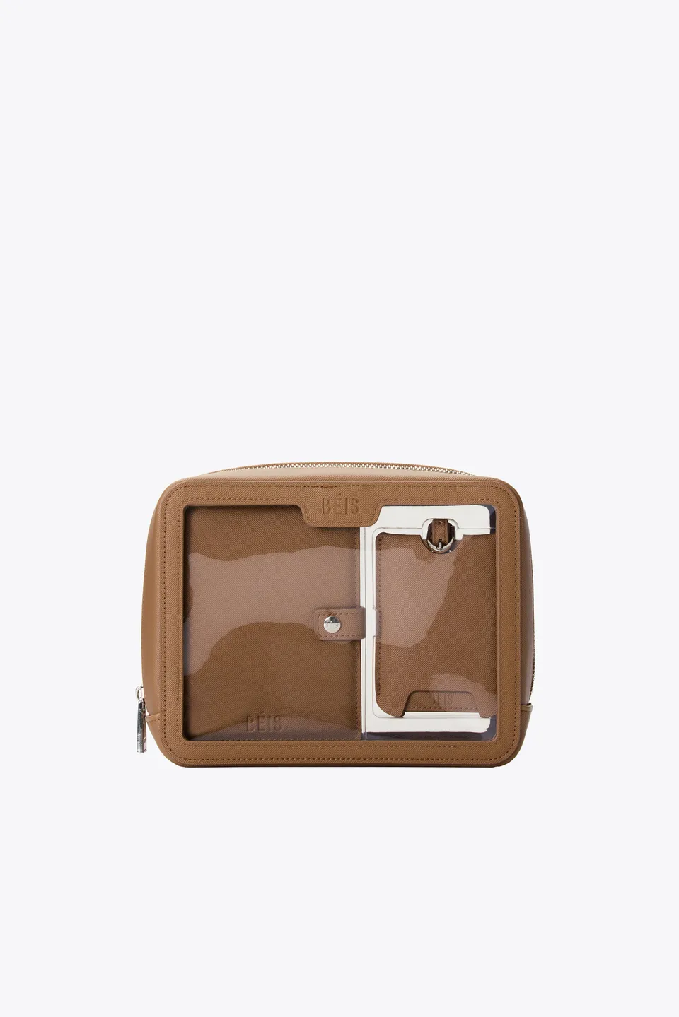 beis-accessories-prot-ge-passeport-tiquette-camel-airtag image 1