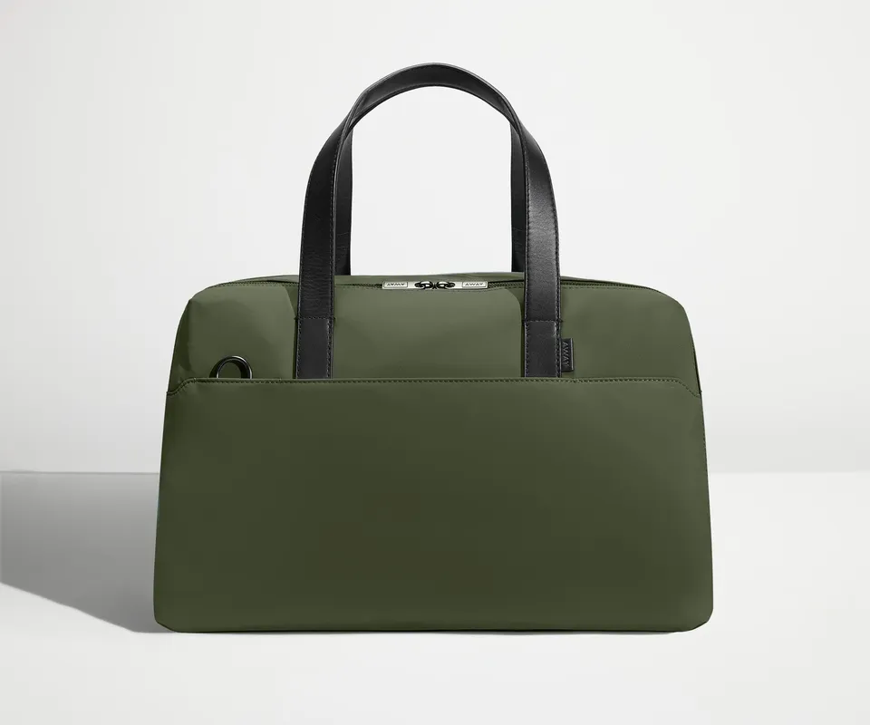 away-overnight-bag-sac-de-voyage-olive-green-ordinateur image 1