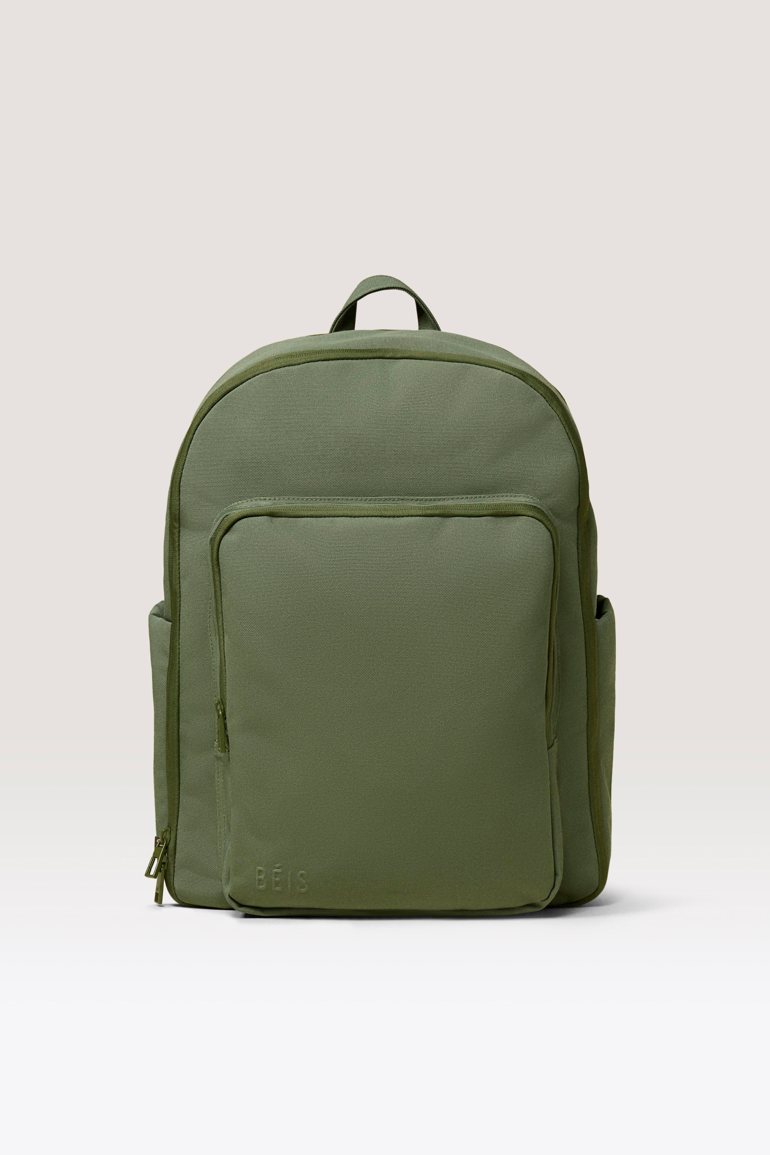 beis-travel-backpack-sac-dos-olive-ordinateur image 1