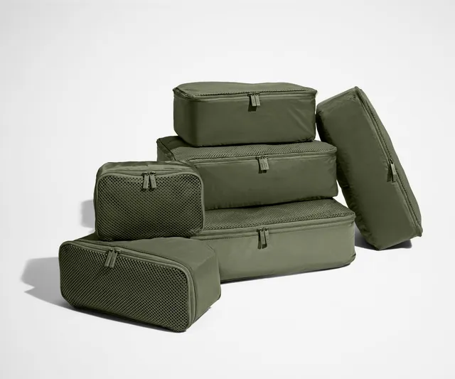 away-packing-organizers-cubes-rangement-lot-6-olive-green image 1