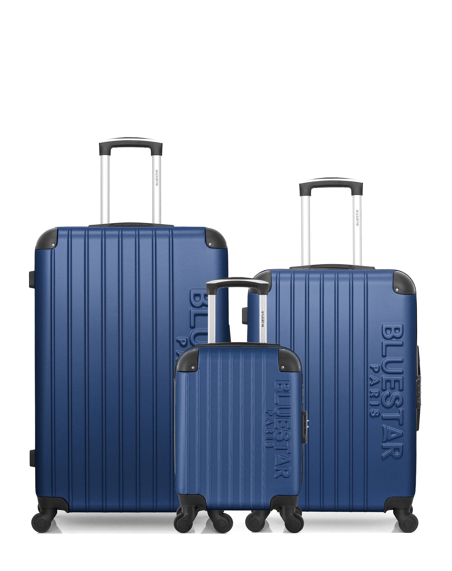 bluestar-bucarest-lot-3-valises-rigides-vert-fonc-95l-64l image 1