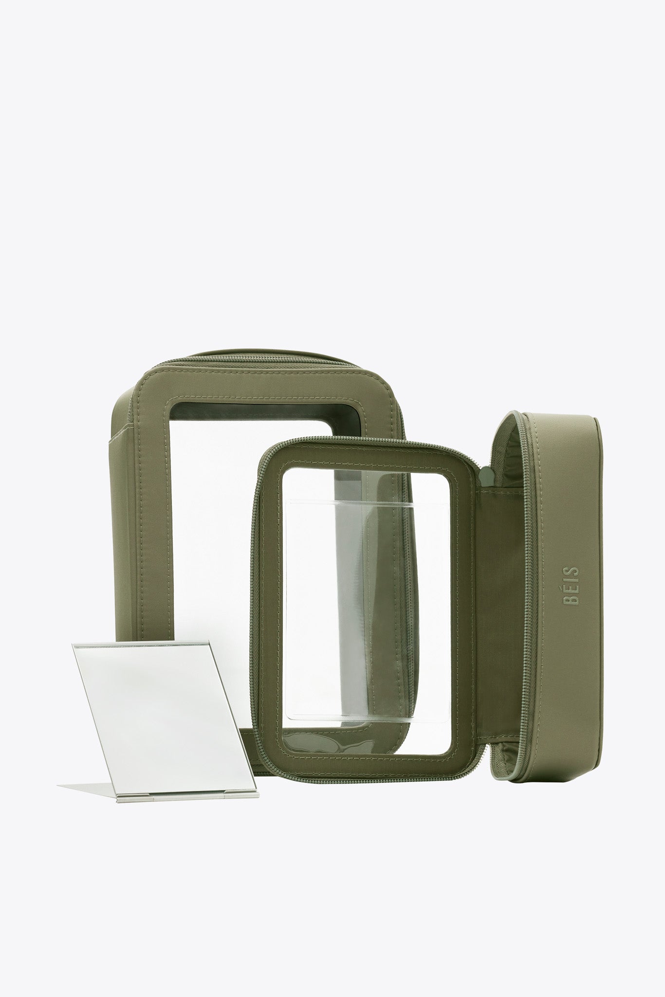 beis-in-flight-trousse-toilette-olive-miroir-avion image 2