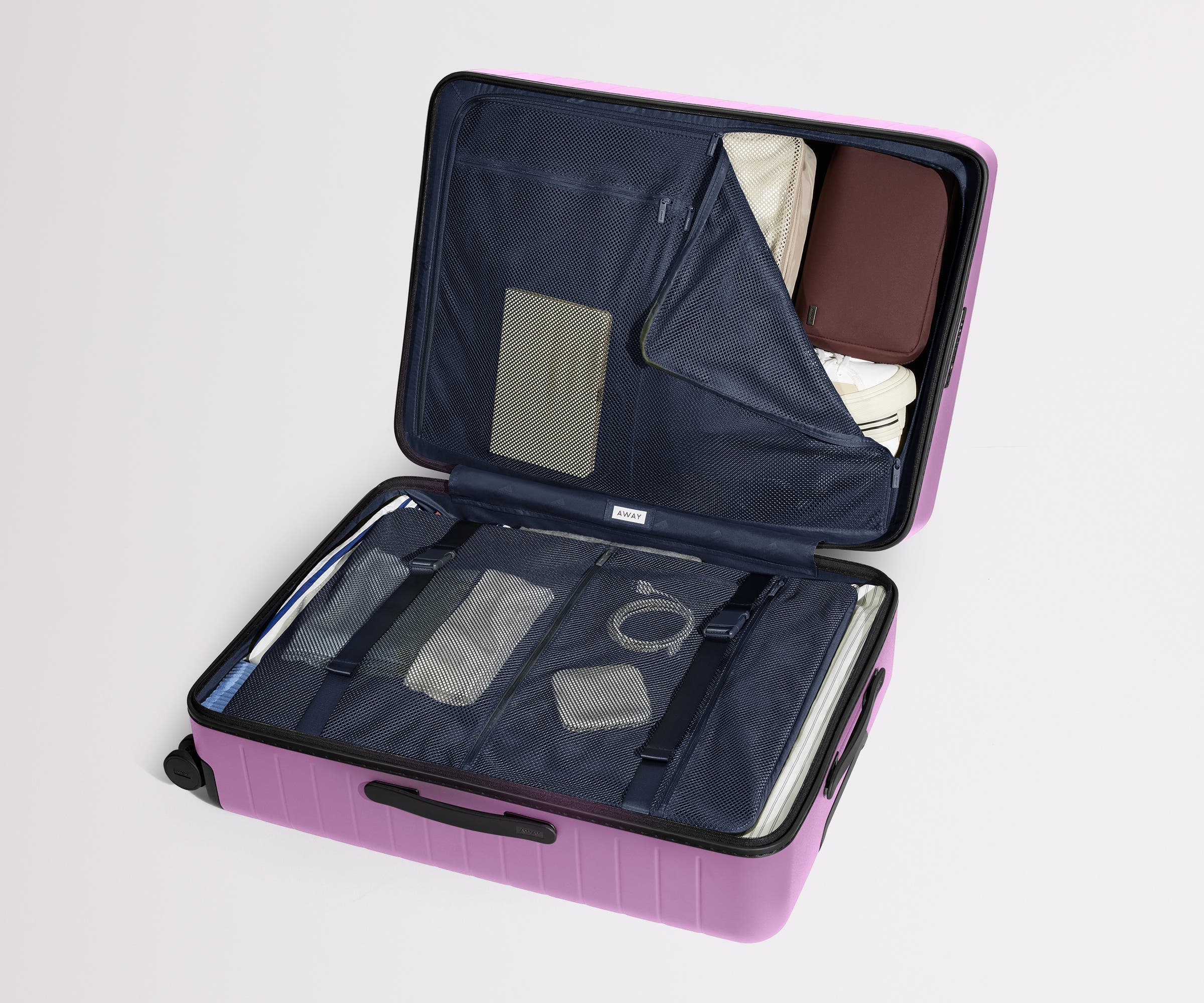 away-the-large-valise-soute-violet-taffy-rigide image 3