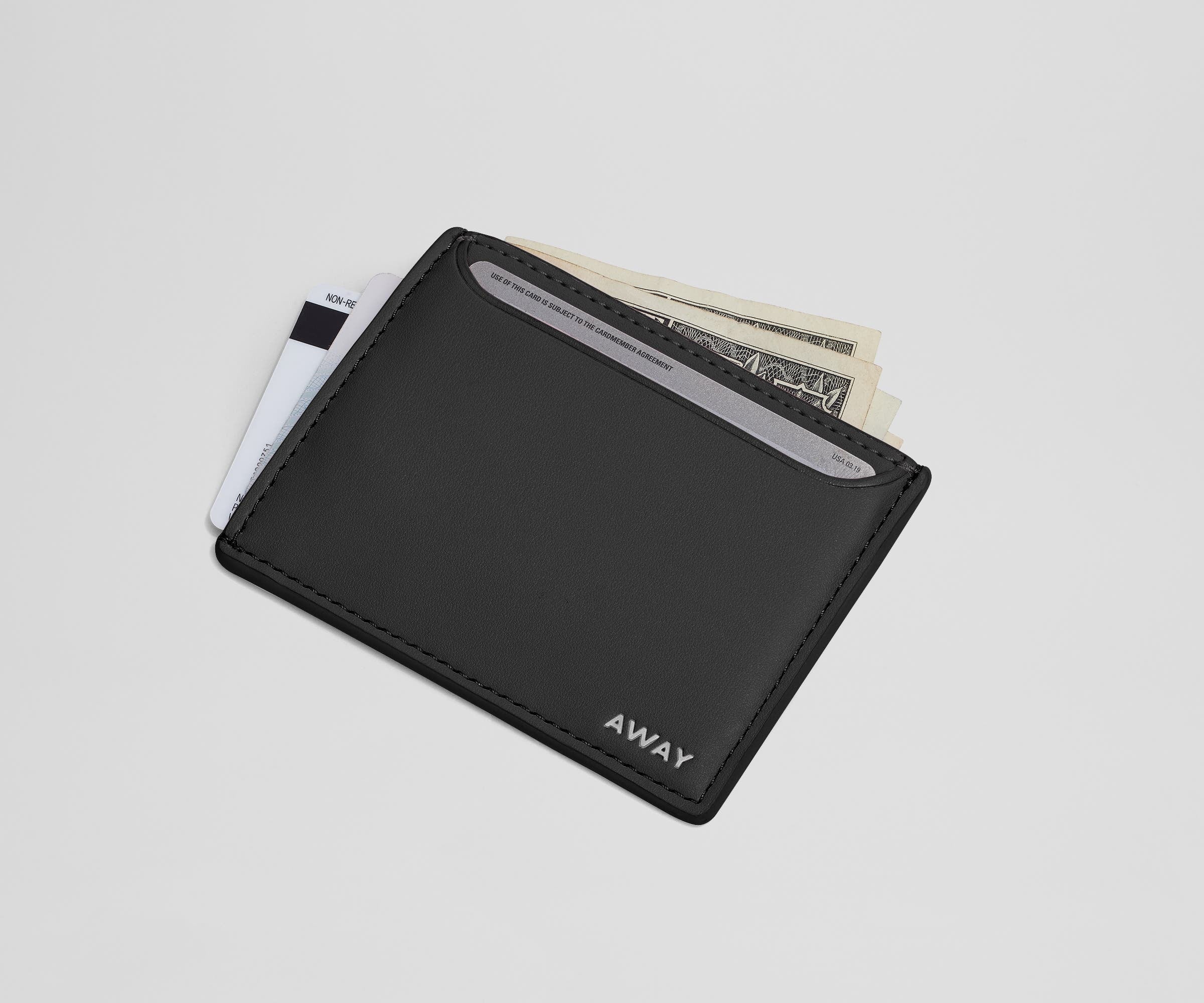 away-small-leather-accessories-card-case-porte-cartes-noir-jet-black image 2