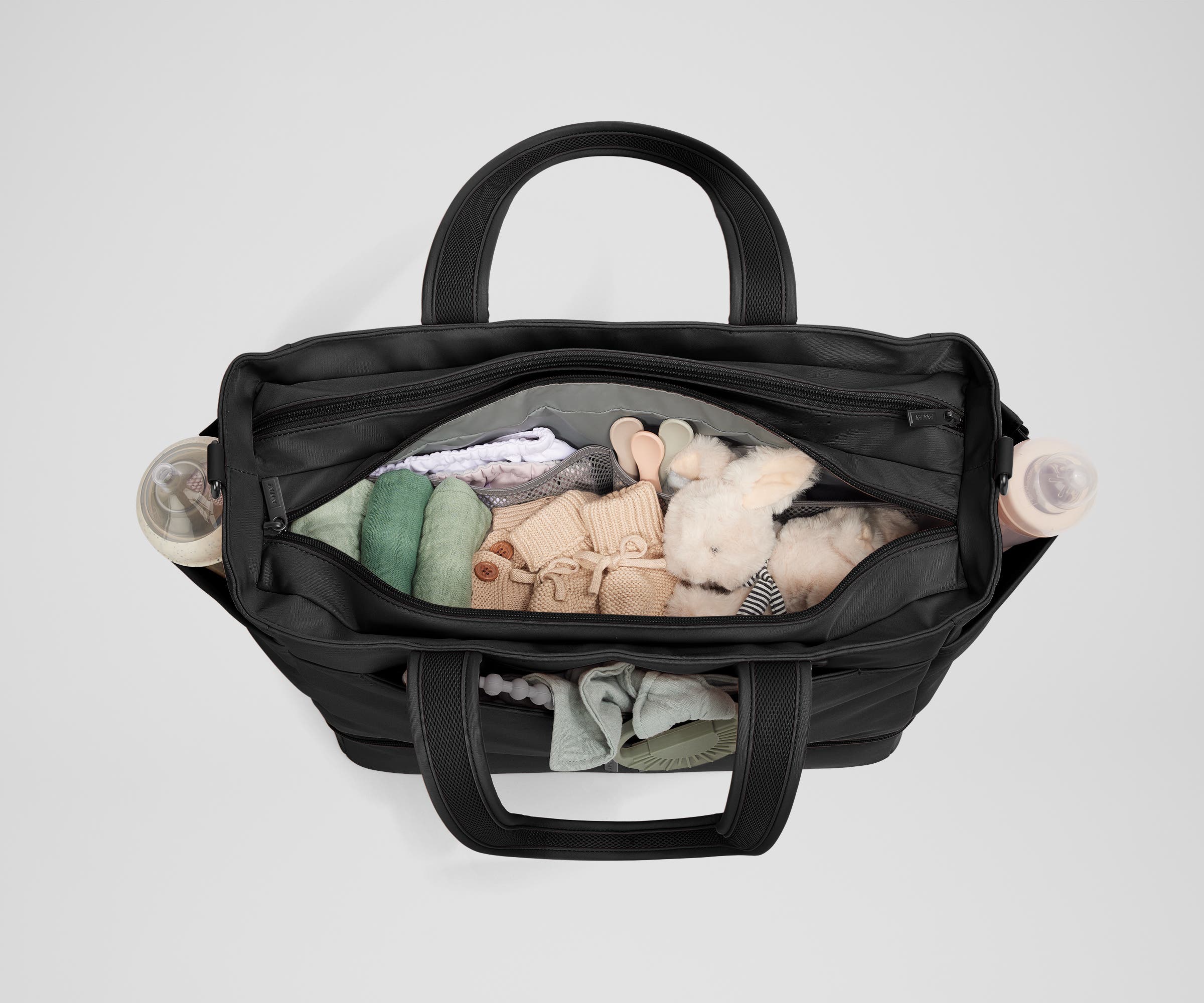 away-double-diaper-tote-sac-langer-jet-black-b-b image 4