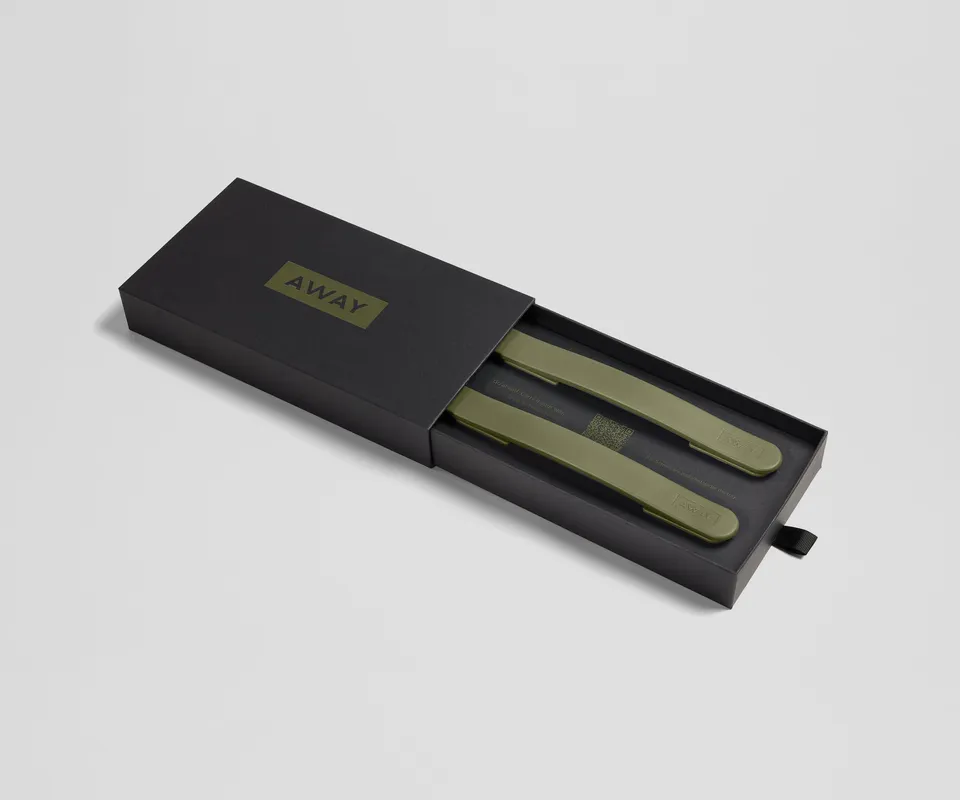 away-custom-handle-set-poign-e-valise-olive-green image 1