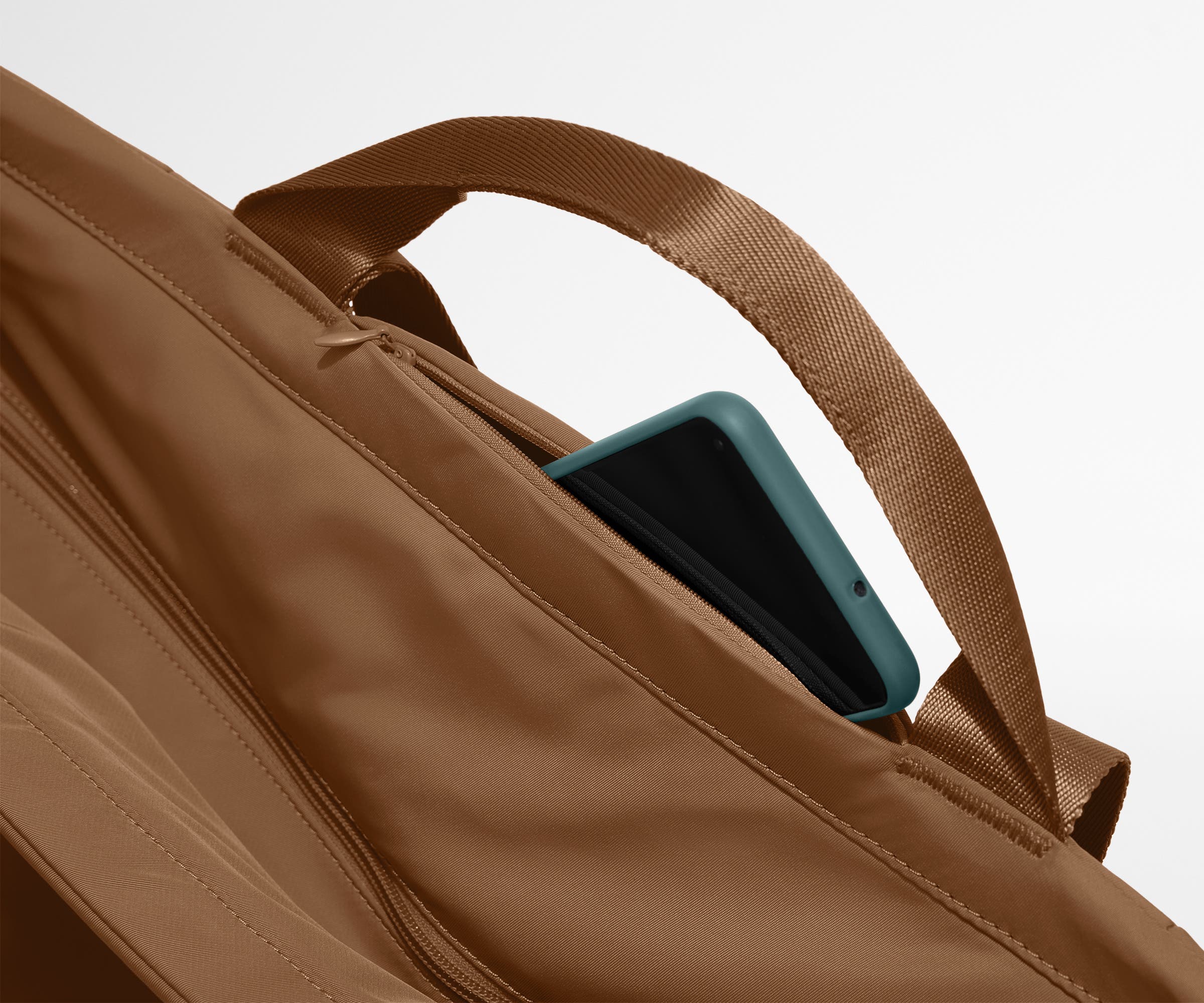 away-featherlight-tote-sac-cabas-marron-amaro image 8