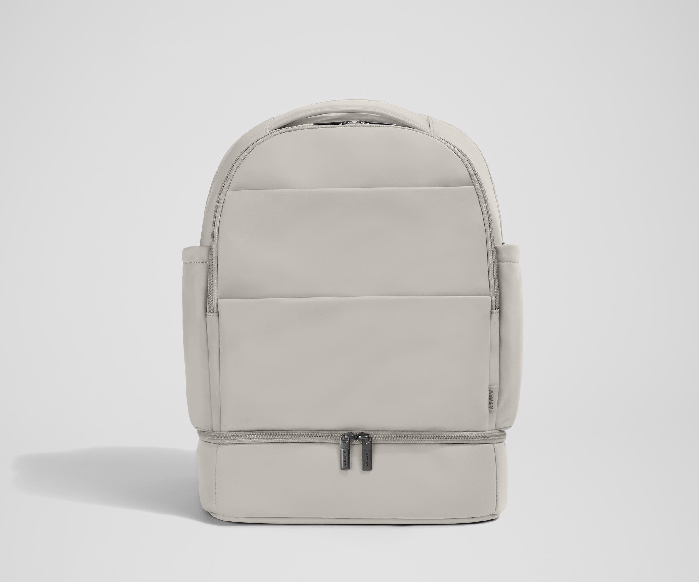 away-double-diaper-backpack-sac-dos-langer-gris-cloud-gray image 1