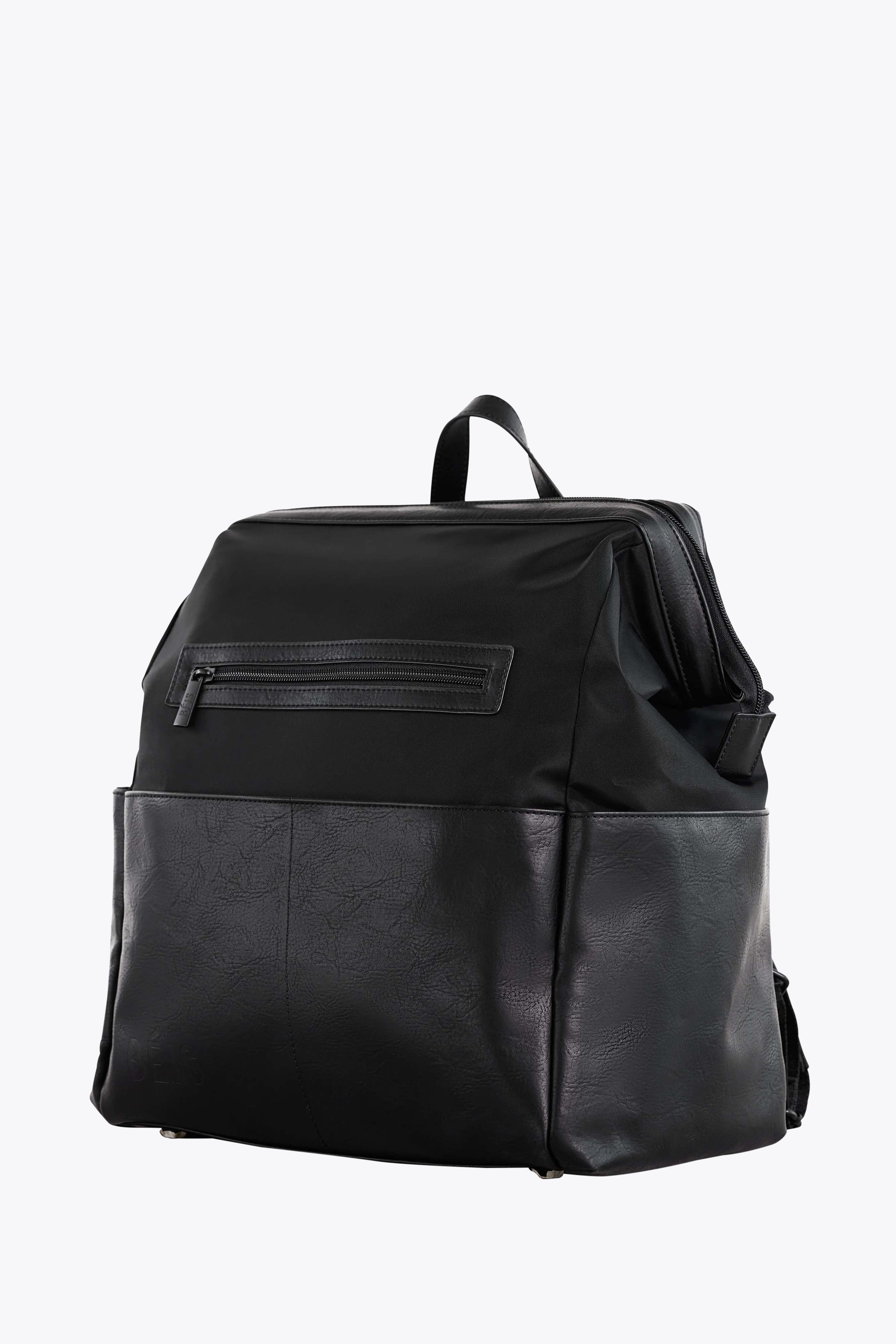 beis-the-backpack-sac-dos-langer-noir-avec-matelas image 2