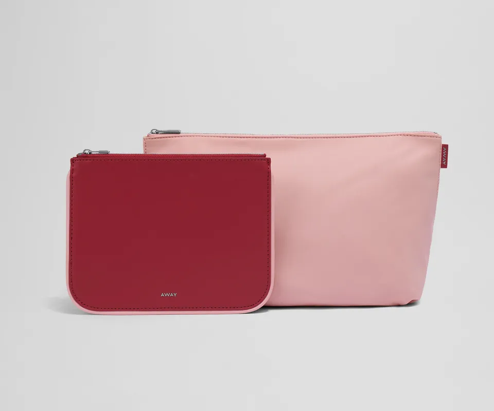 away-pouch-duo-pochettes-voyage-flamingo-pink-lot-2 image 1