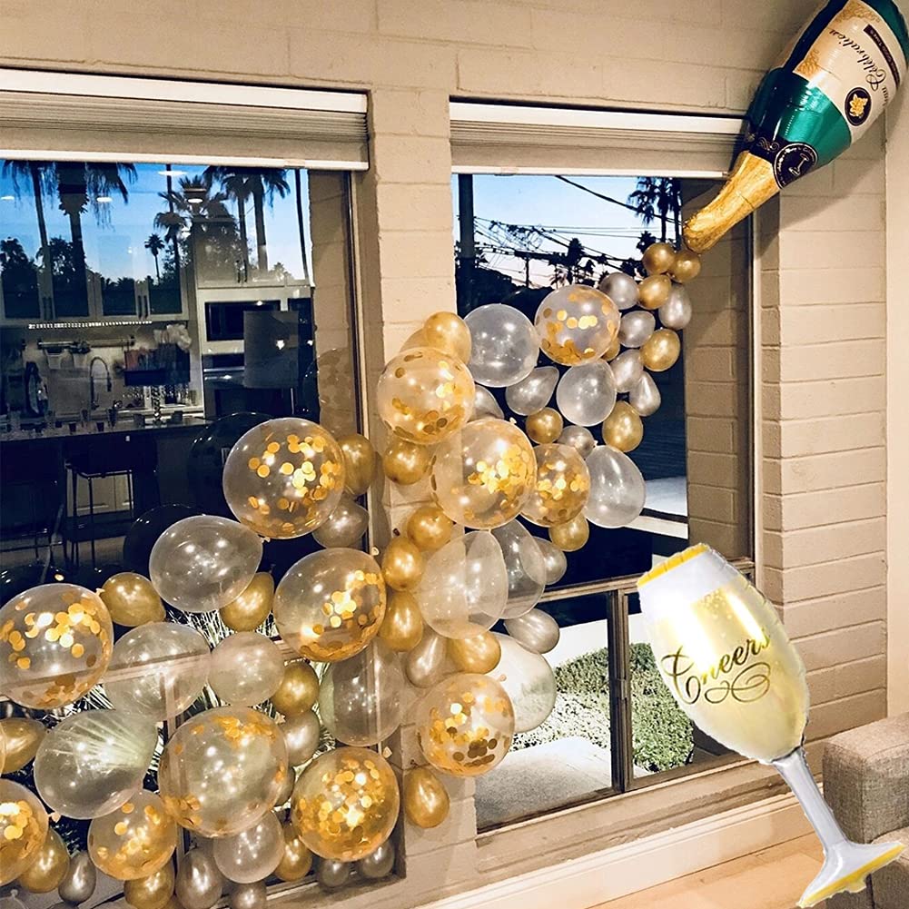 hayayu-ballons-de-f-te-kit-champagne-77-pi-ces-d-coration image 1