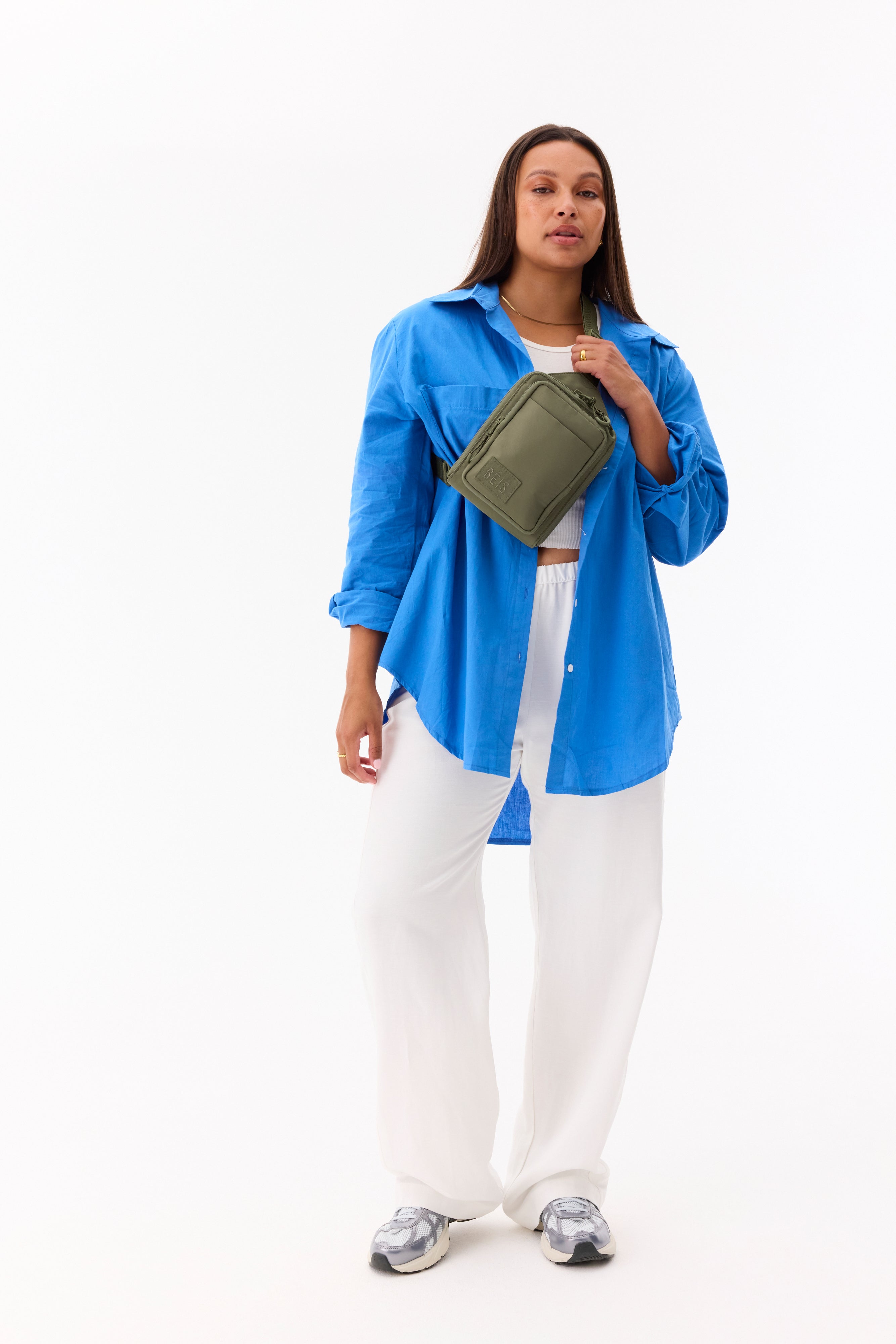 beis-the-sport-sling-sac-bandouli-re-olive-poche-gourde image 5