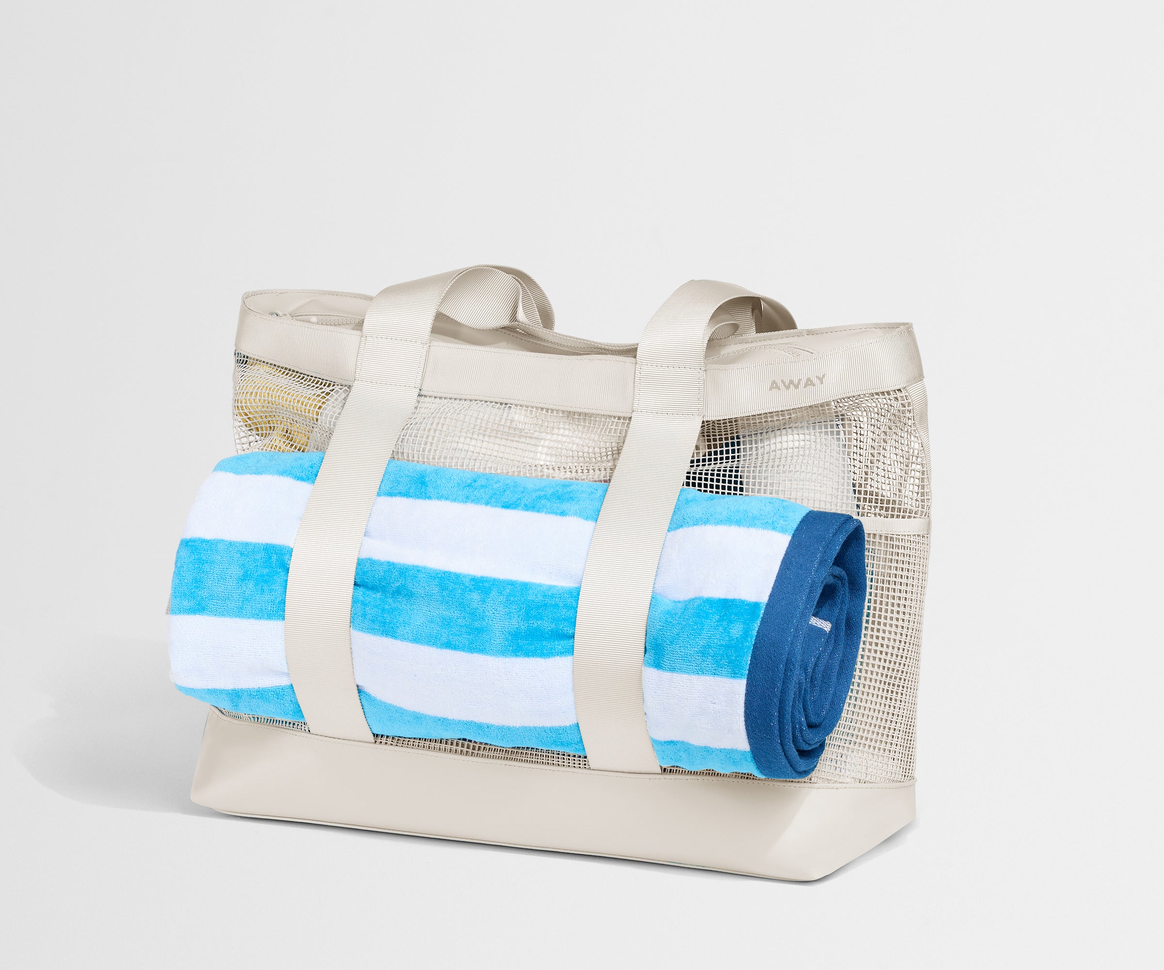 away-beach-tote-sac-plage-blanc-mesh-d-perlant image 5