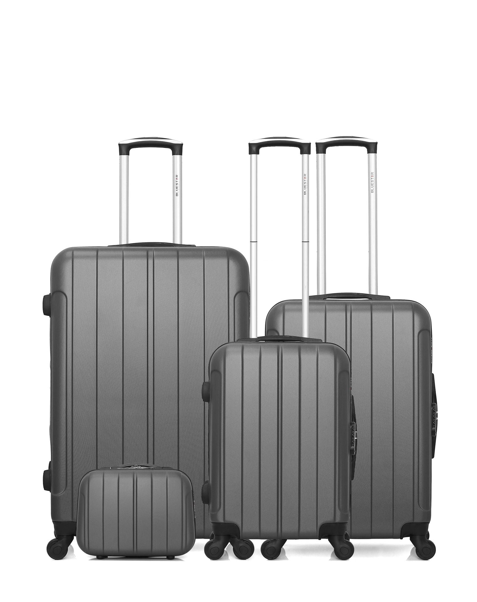 bluestar-napoli-c-set-4-valises-rigides-noir-abs image 1