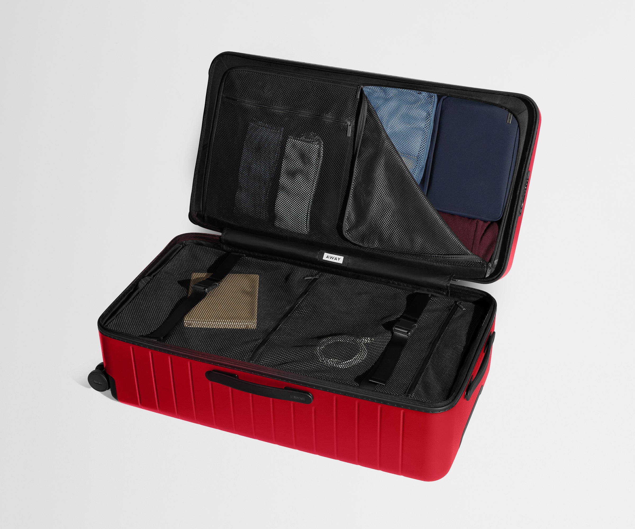 away-trunk-valise-soute-cherry-red-rigide image 5