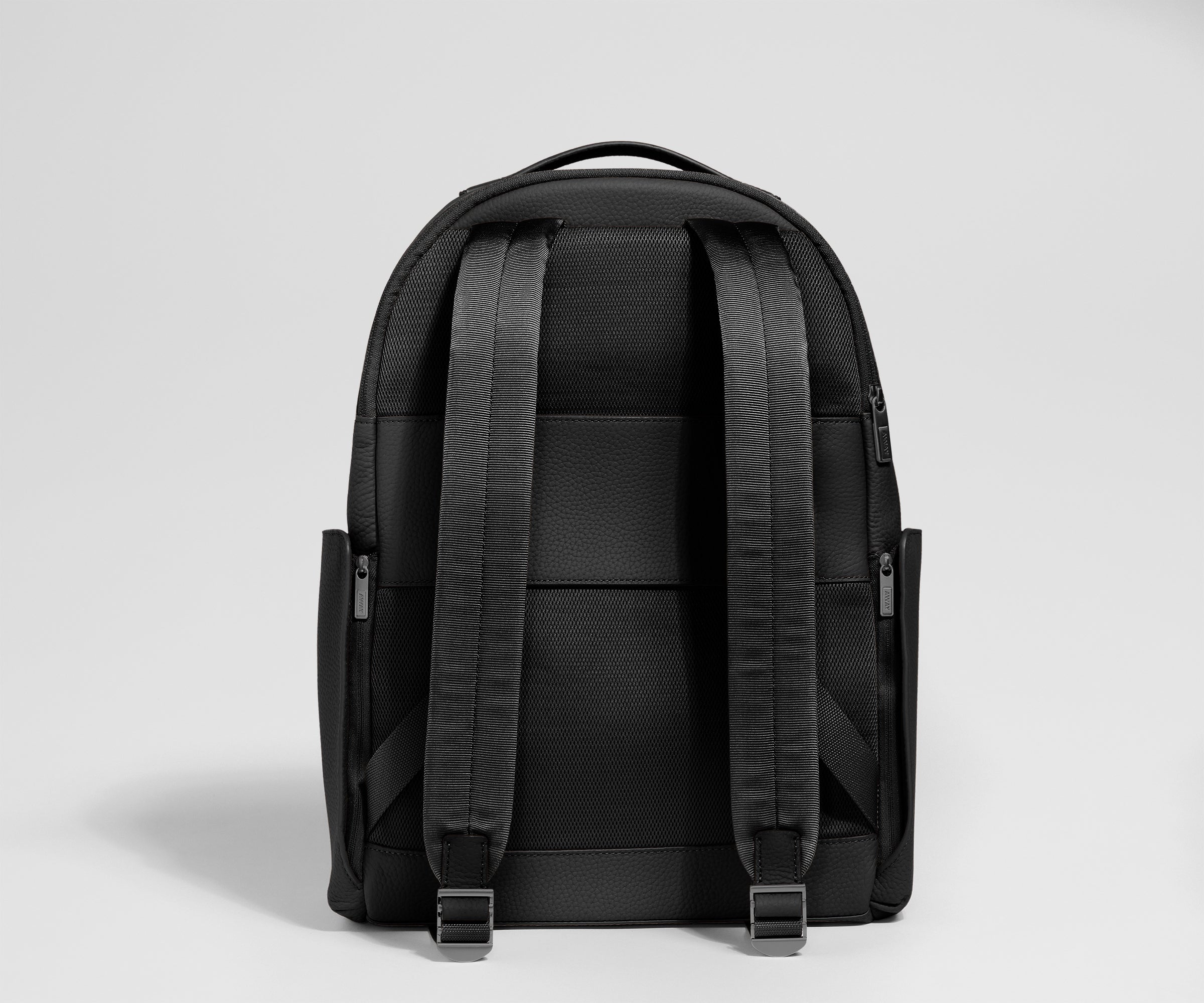 away-leather-sac-dos-cuir-noir-jet-black image 6