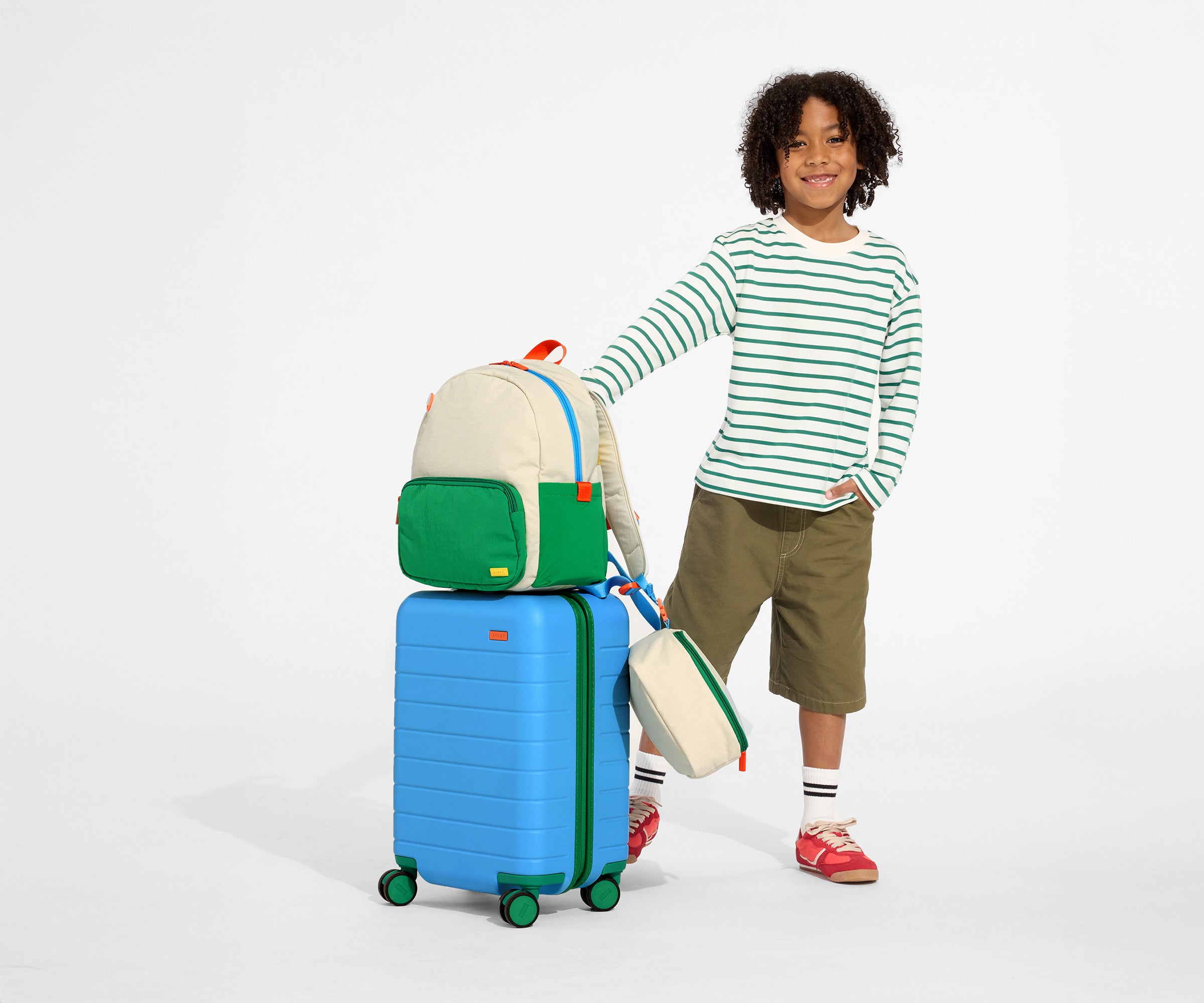 away-kids-carry-on-valise-enfant-bleu-splash-cabine image 7